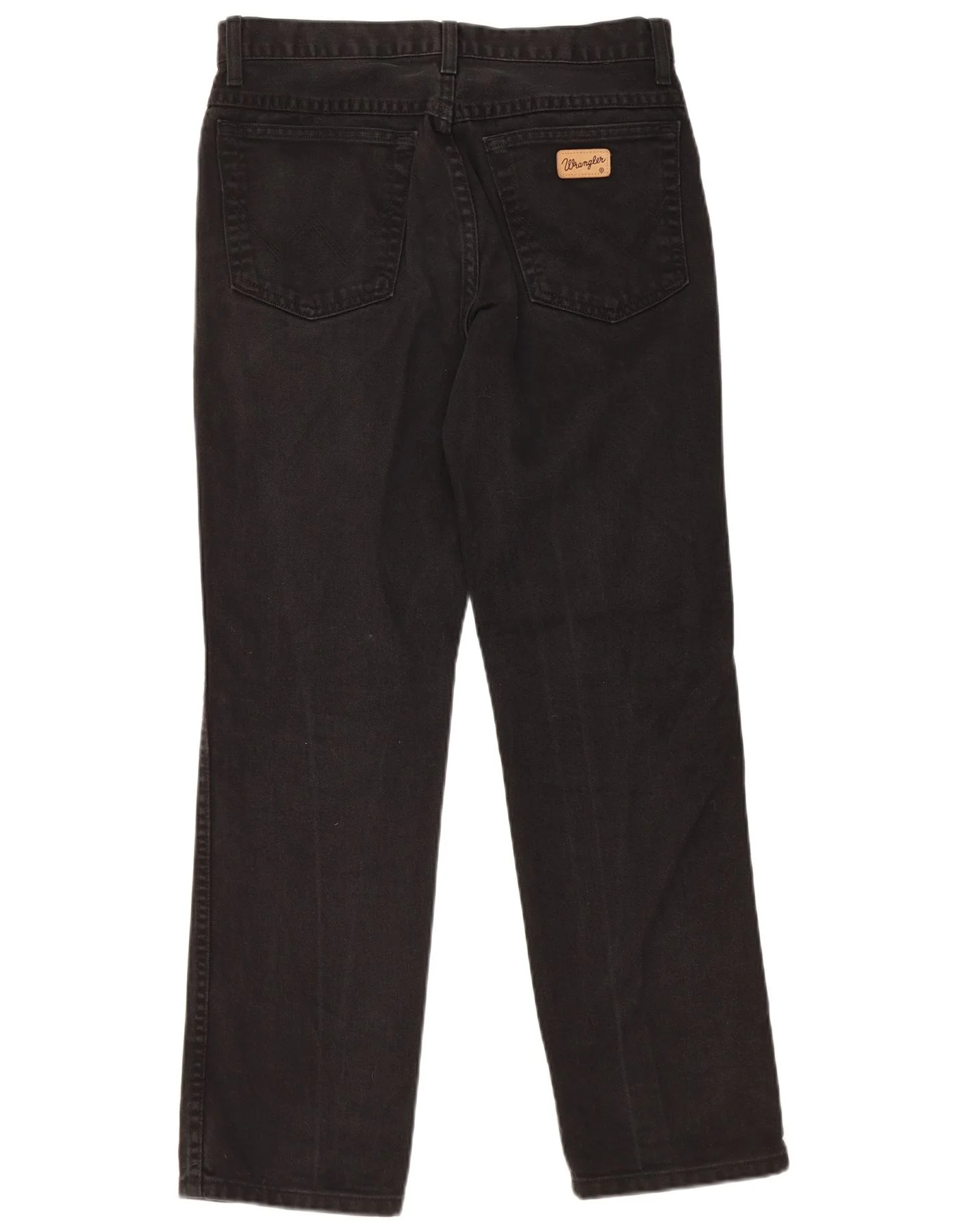 Wrangler Mens Texas Straight Jeans W32 L30 Black Cotton - Image 2