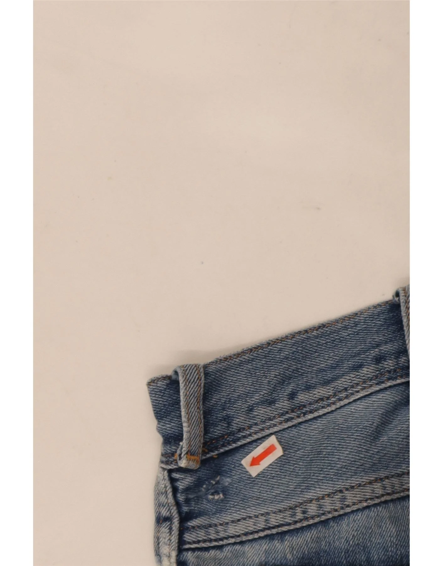 Wrangler Mens Texas Straight Jeans W38 L30 Blue Cotton - Image 4