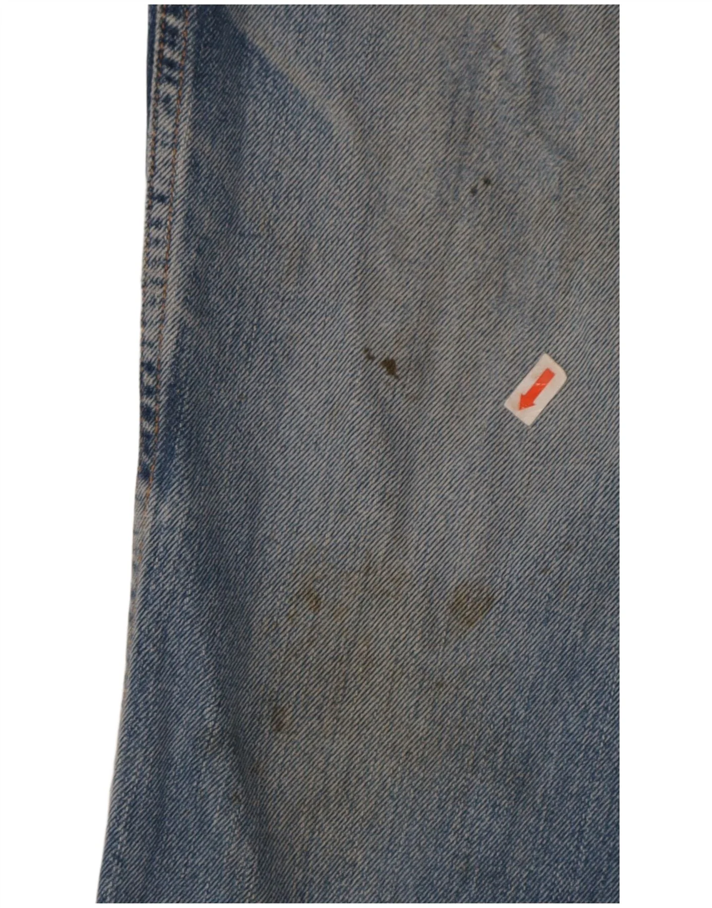 Wrangler Mens Texas Straight Jeans W38 L30 Blue Cotton - Image 6