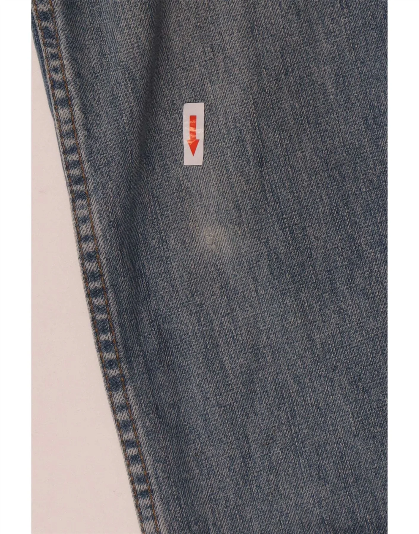 Wrangler Mens Texas Straight Jeans W38 L32 Blue Cotton - Image 4