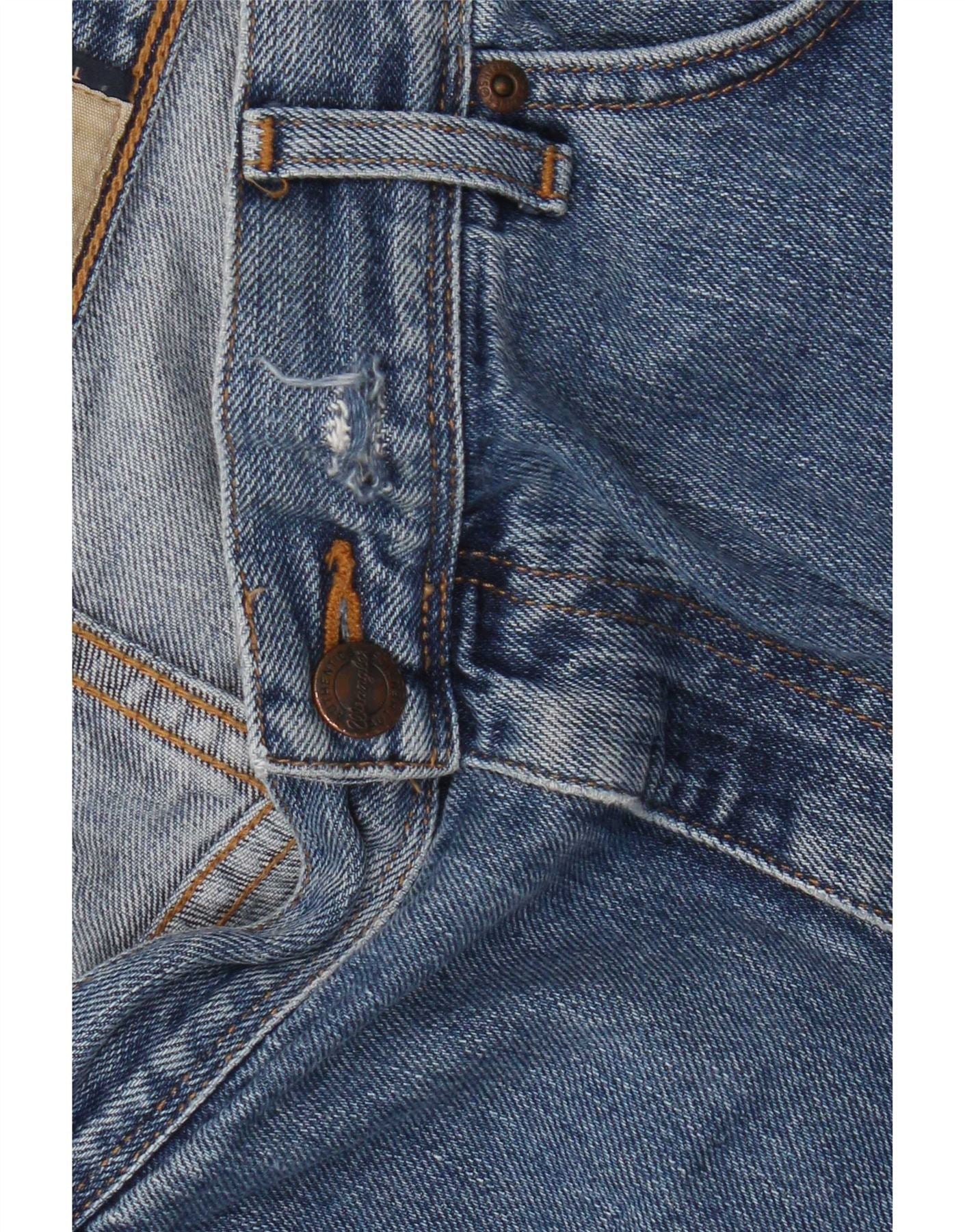 Wrangler Mens Texas Straight Jeans W40 L28 Blue - Image 3