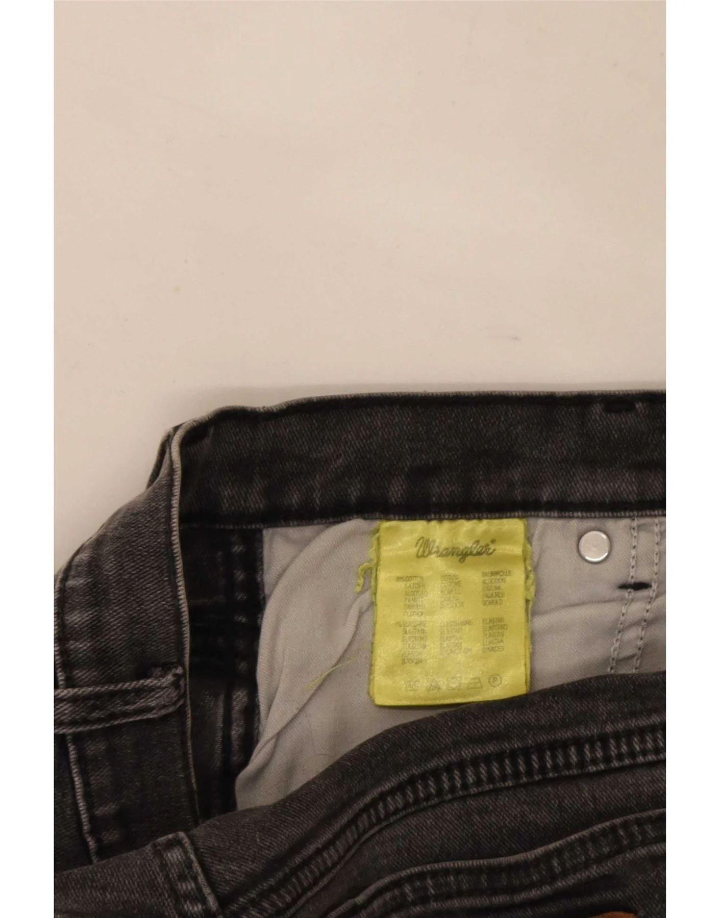 Wrangler Mens Texas Stretch Straight Jeans W33 L34 Grey Cotton - Image 4