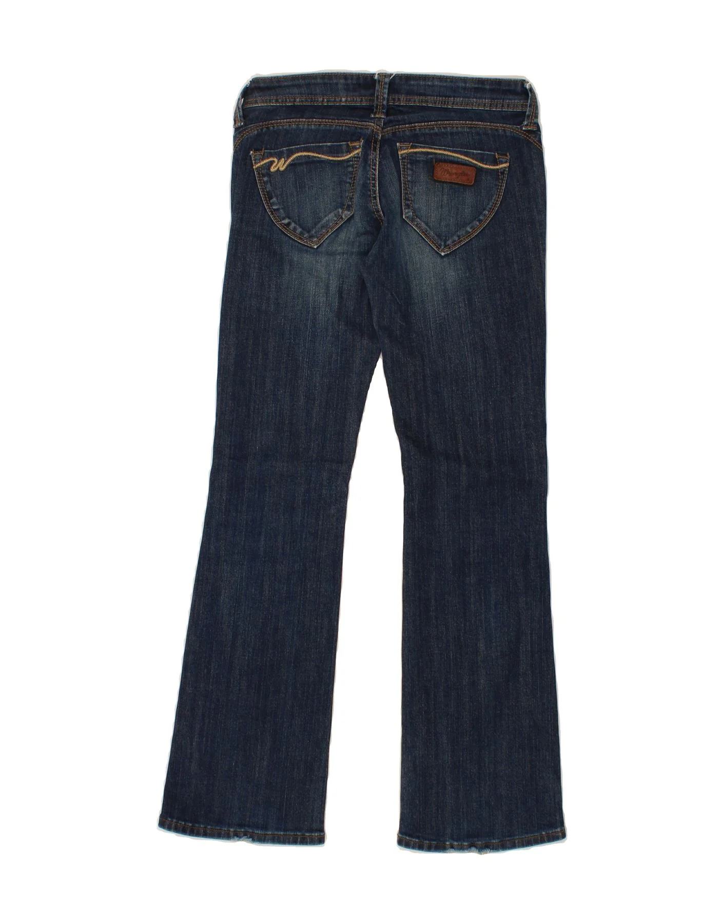 WRANGLER Womens Bootcut Jeans W30 L30 Navy Blue - Image 2