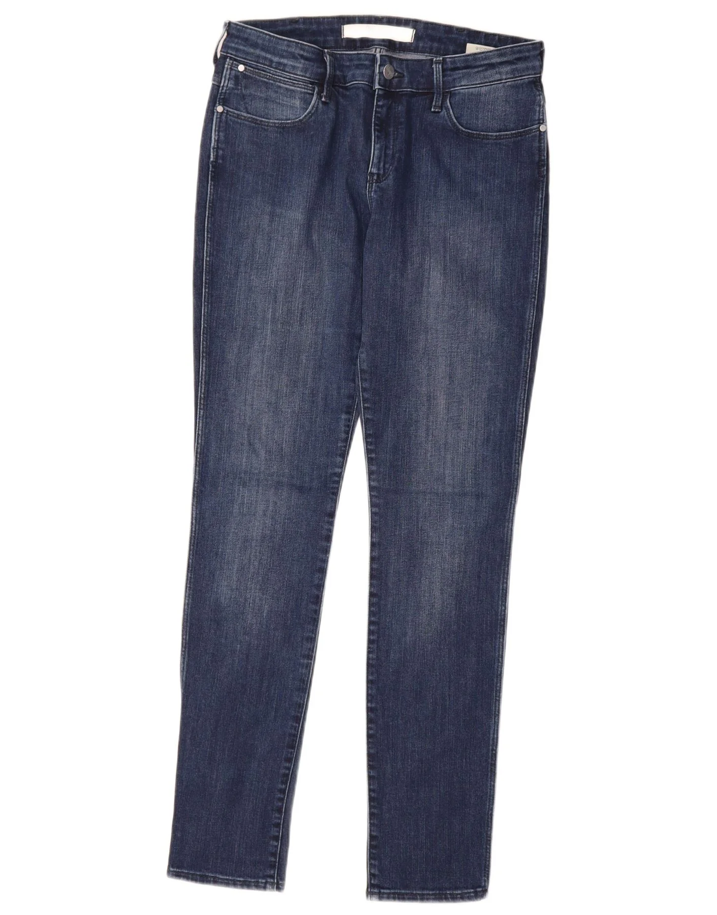 Wrangler Womens Corynn Slim Jeans W29 L32 Navy Blue Cotton