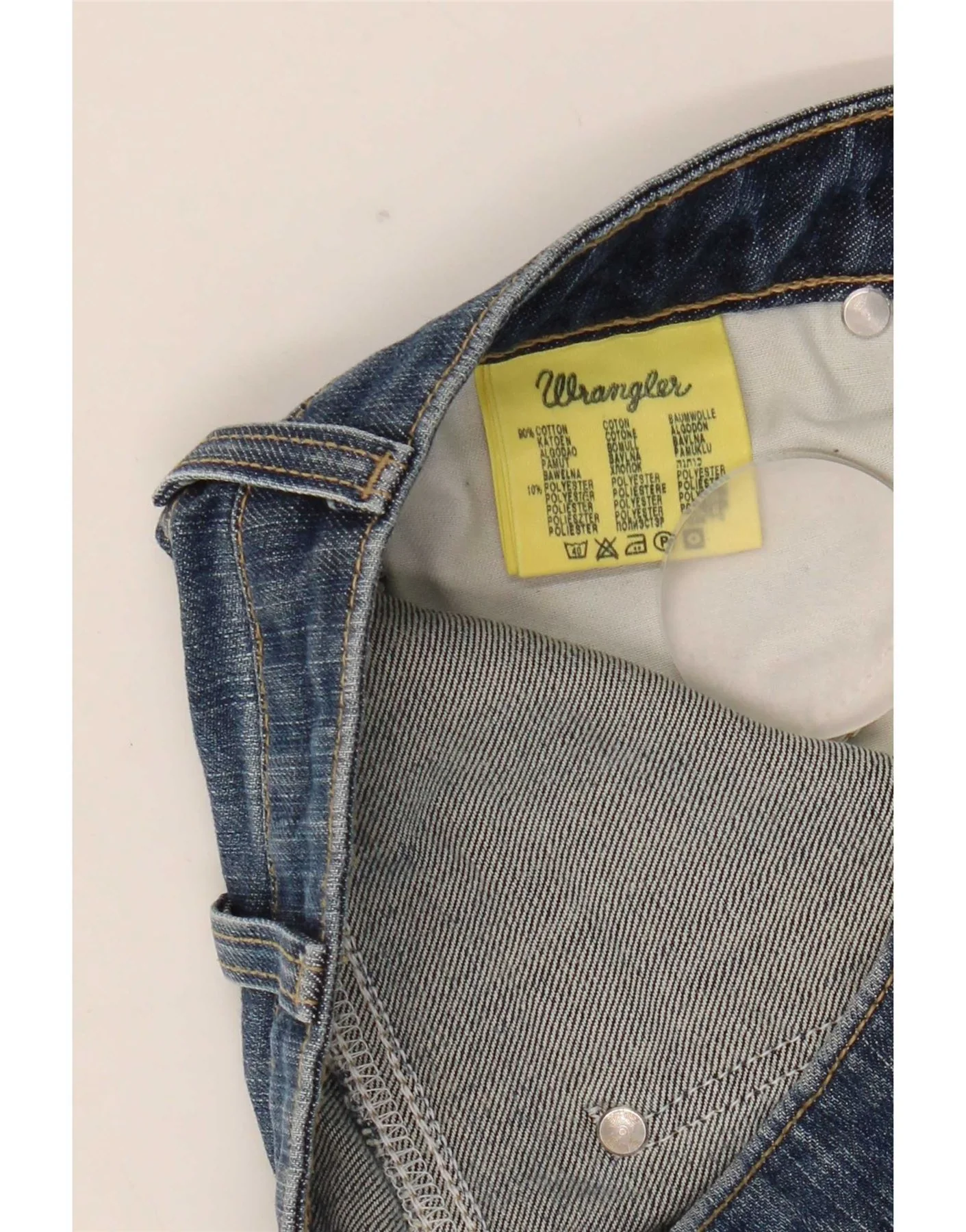 Wrangler Womens Eve Bootcut Jeans W28 L32 Blue Cotton - Image 4