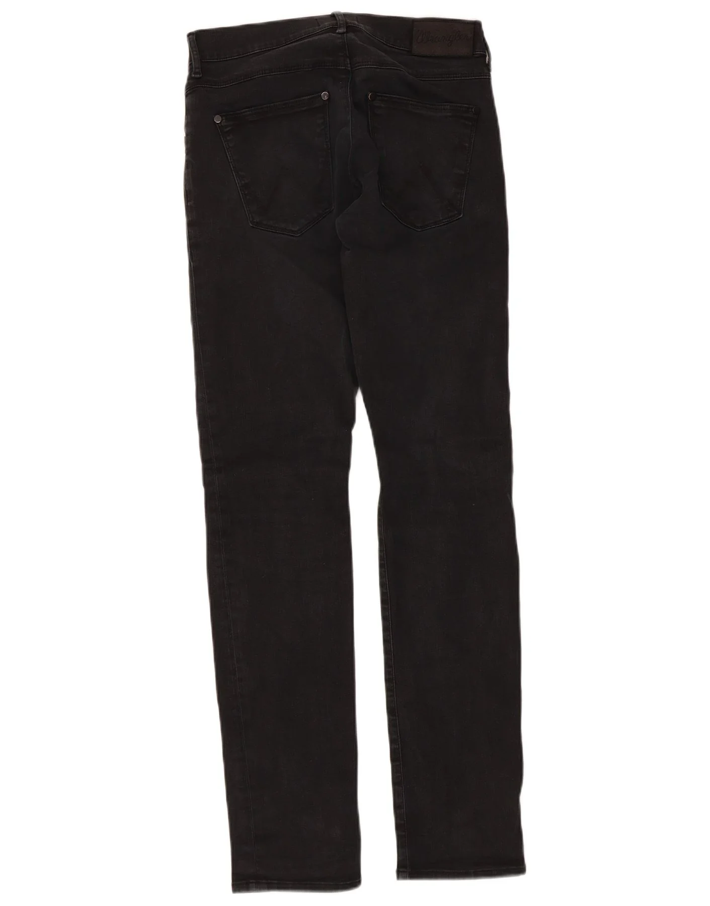 Wrangler Womens Larston Slim Jeans W28 L32 Black - Image 2