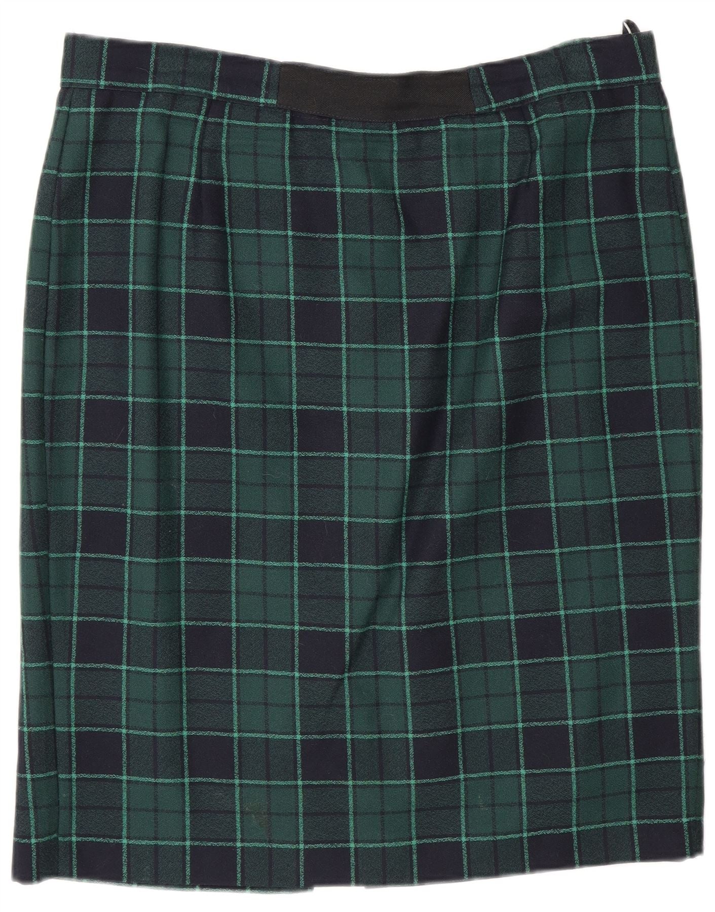 Yarell Womens Pencil Skirt EU 40 Medium W32 Green Plaid