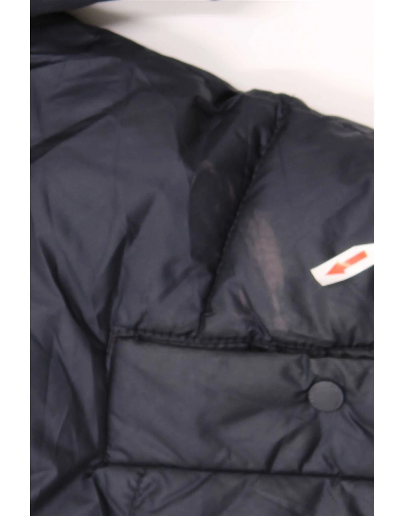 Zara Boys Hooded Padded Jacket 13-14 Years Navy Blue Polyester - Image 3