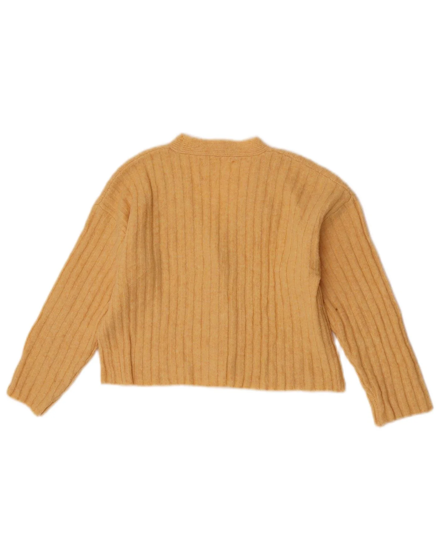Zara Girls Cardigan Sweater 6-7 Years Yellow - Image 2