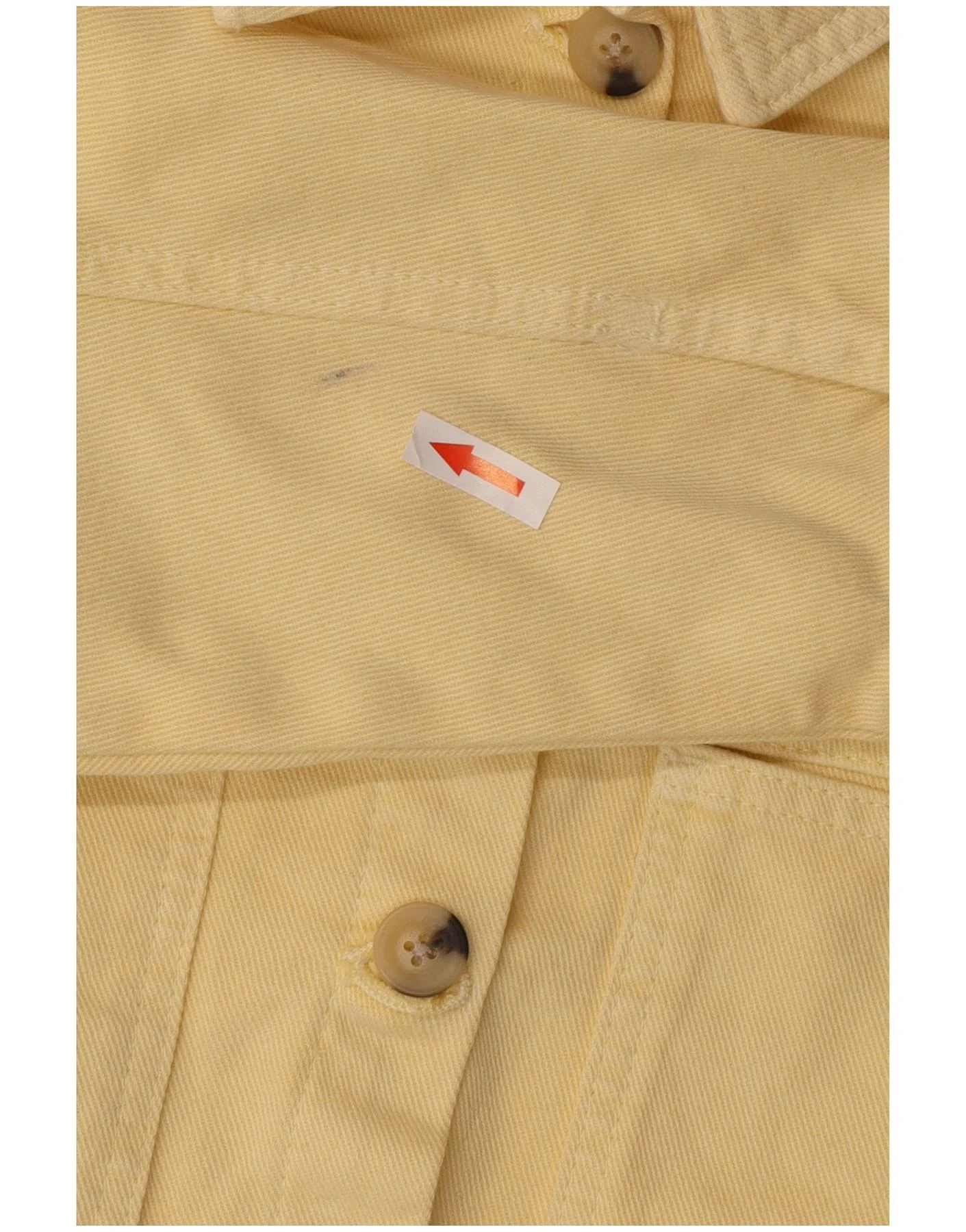 Zara Girls Crop Bomber Jacket 9-10 Years Yellow - Image 3