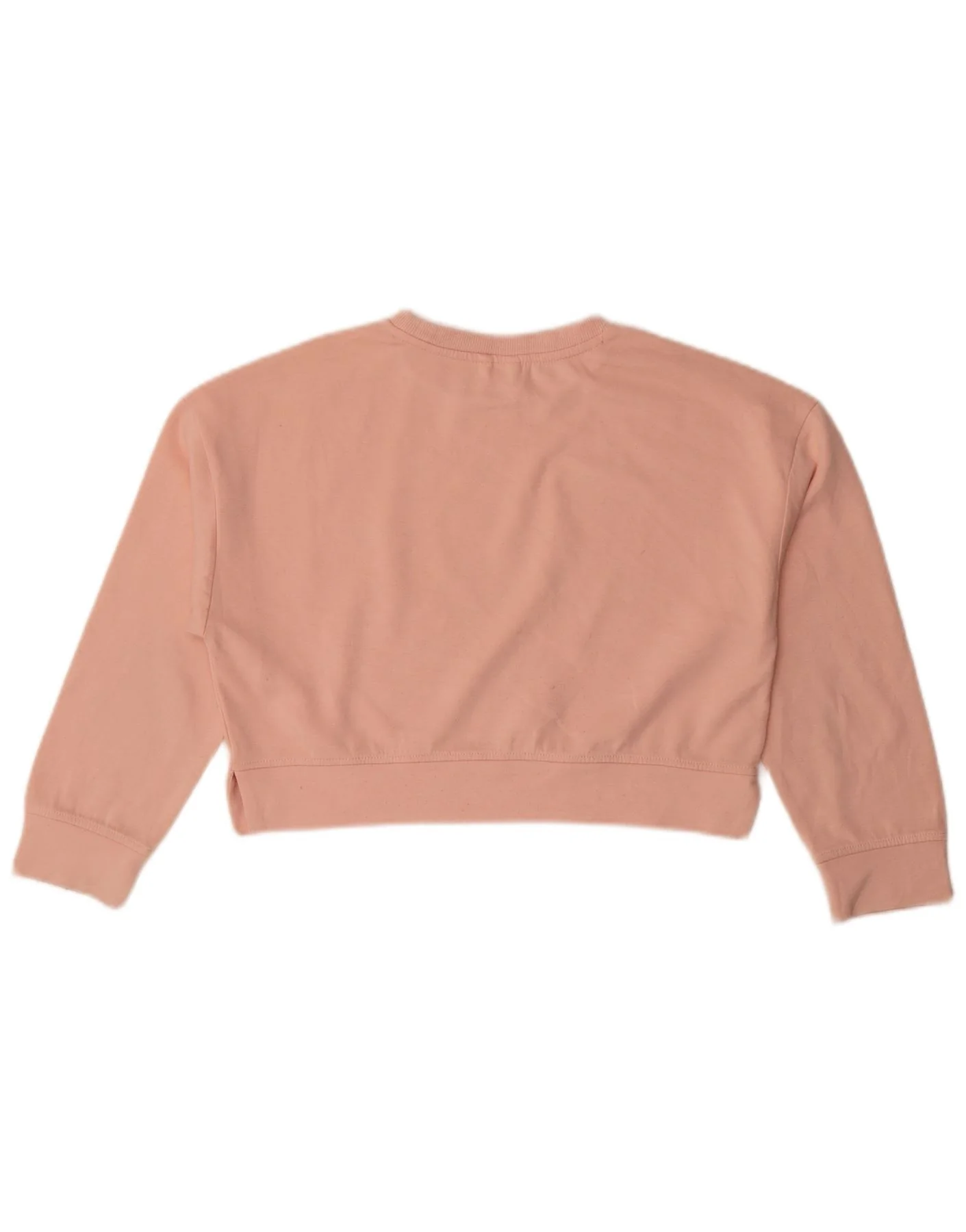 Zara Girls Crop Graphic Sweatshirt Jumper 11-12 Years Pink - Image 2