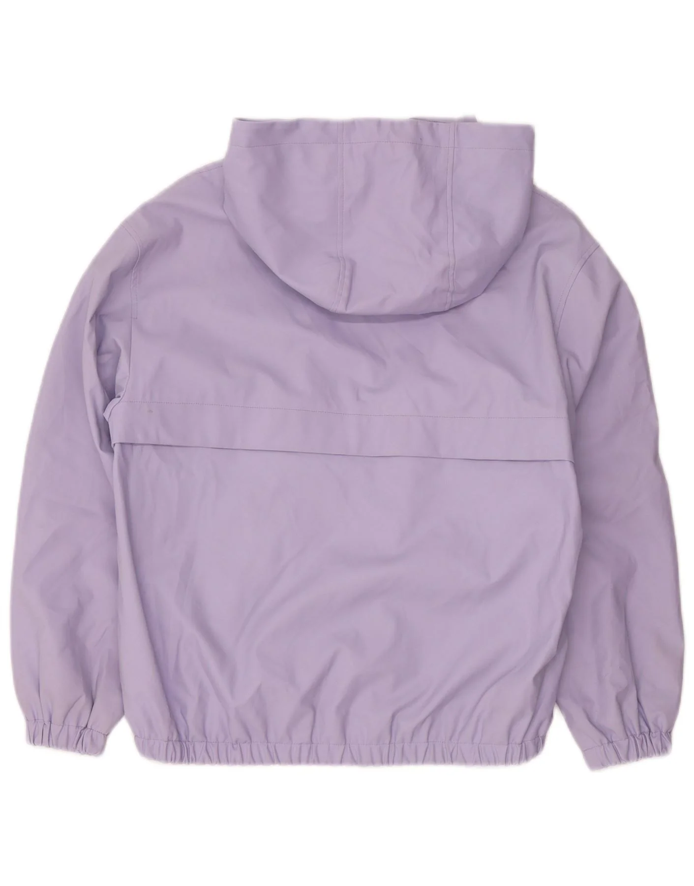 Zara Girls Hooded Rain Jacket 13-14 Years Purple Polyethylene - Image 2