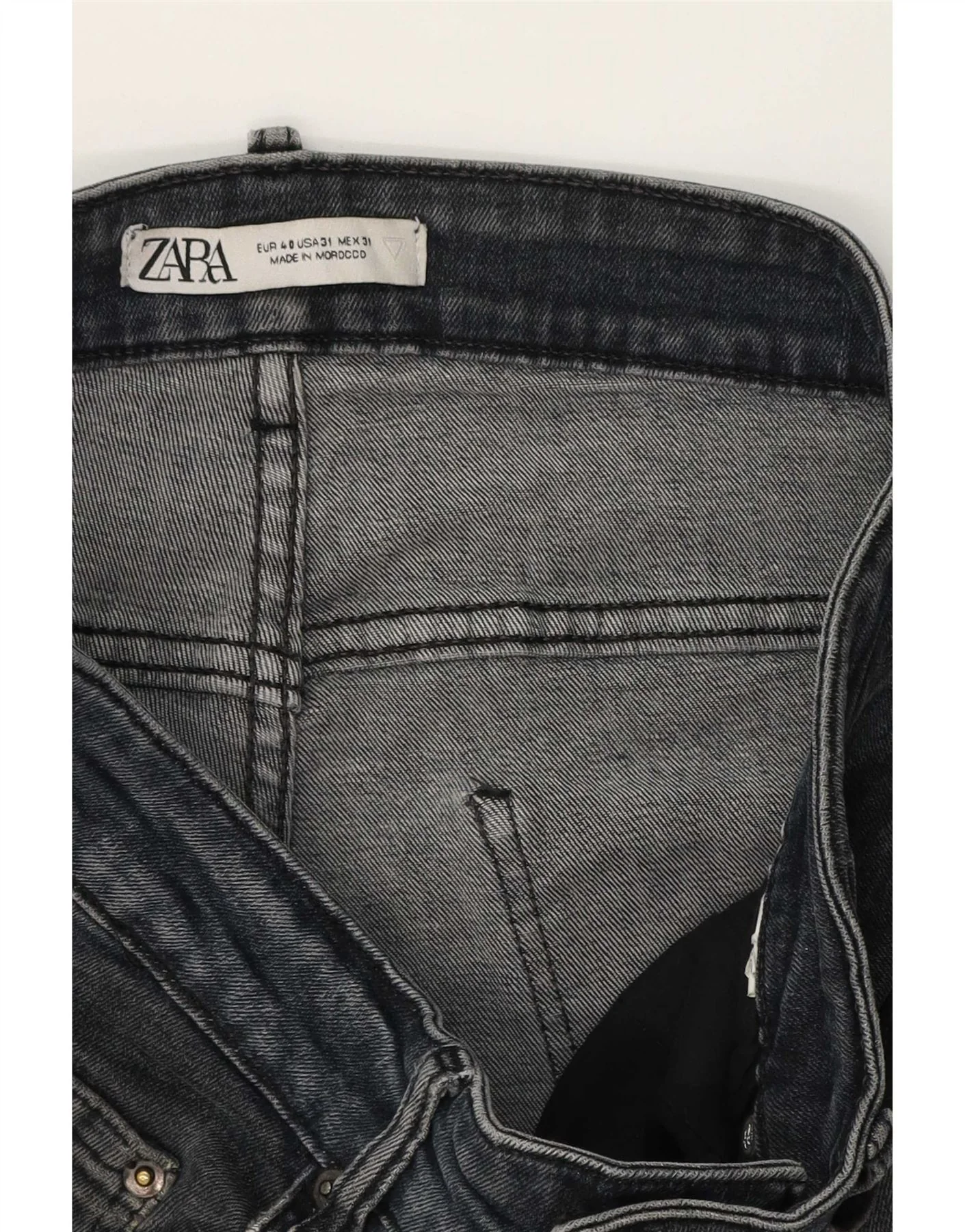 Zara Mens Skinny Jeans EU 40 Medium W31 L30 Blue - Image 3