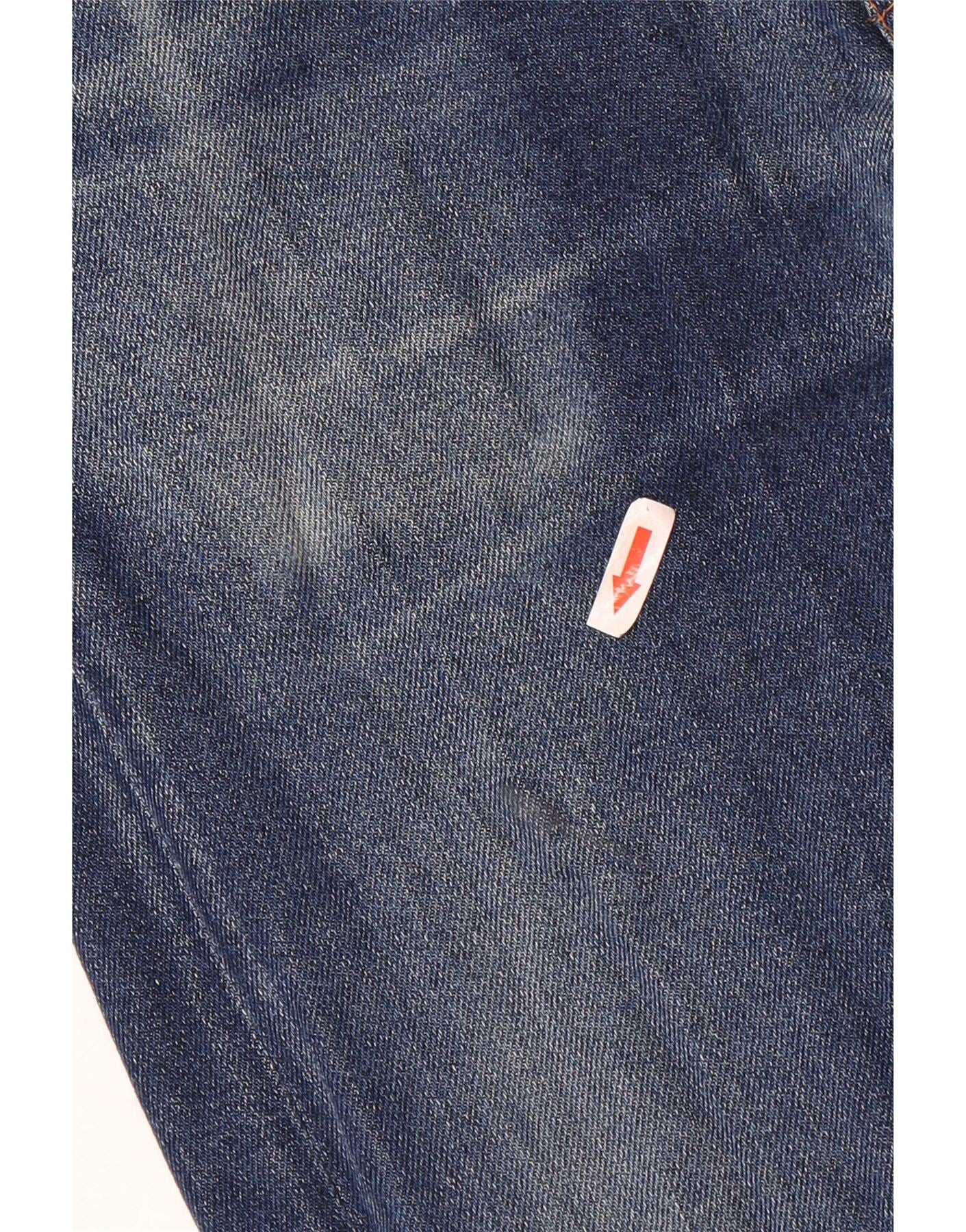 Zara Mens Skinny Jeans EU 42 Large W32 L29 Blue Cotton - Image 4