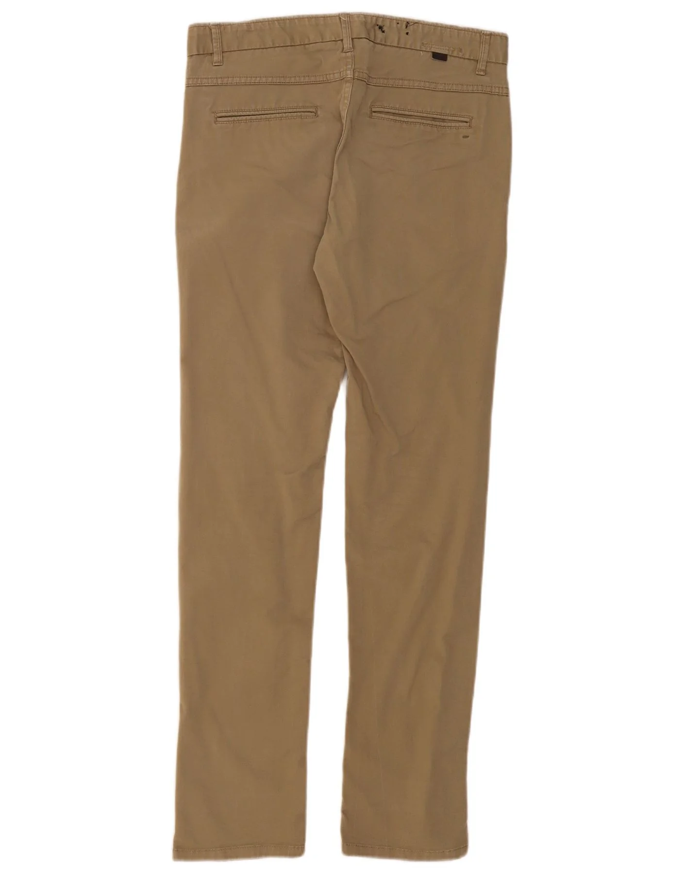 Zara Mens Slim Chino Trousers EU 40 Medium W31 L31 Khaki - Image 2