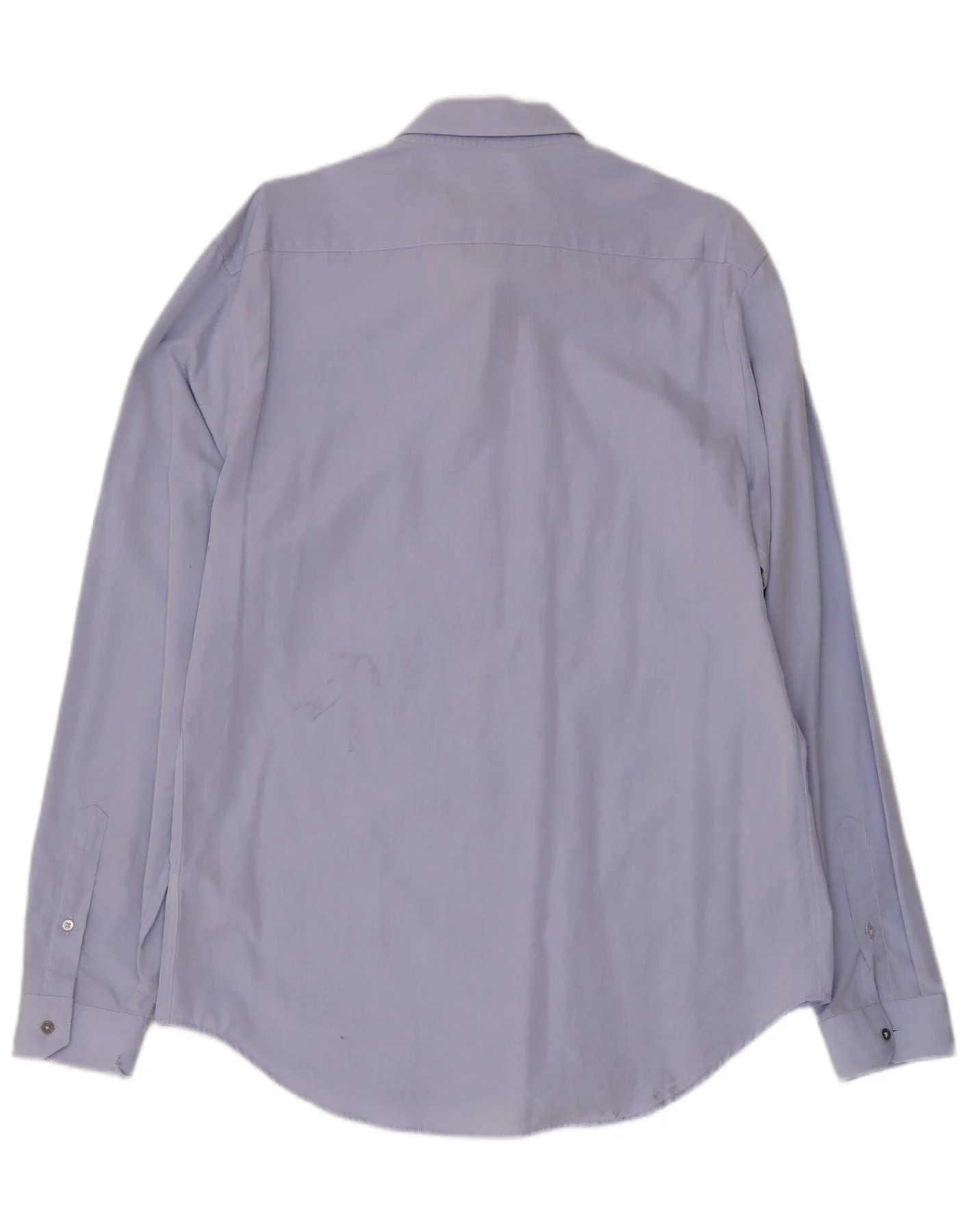 Zara Mens Slim Fit Shirt XL Blue Cotton - Image 2