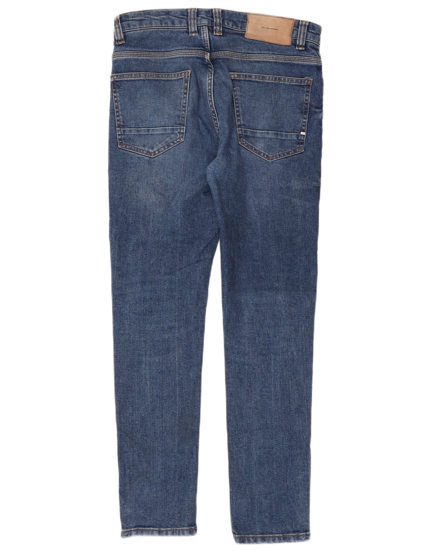 Zara Mens Slim Jeans EU 40 Medium W31 L30 Blue Cotton - Image 2