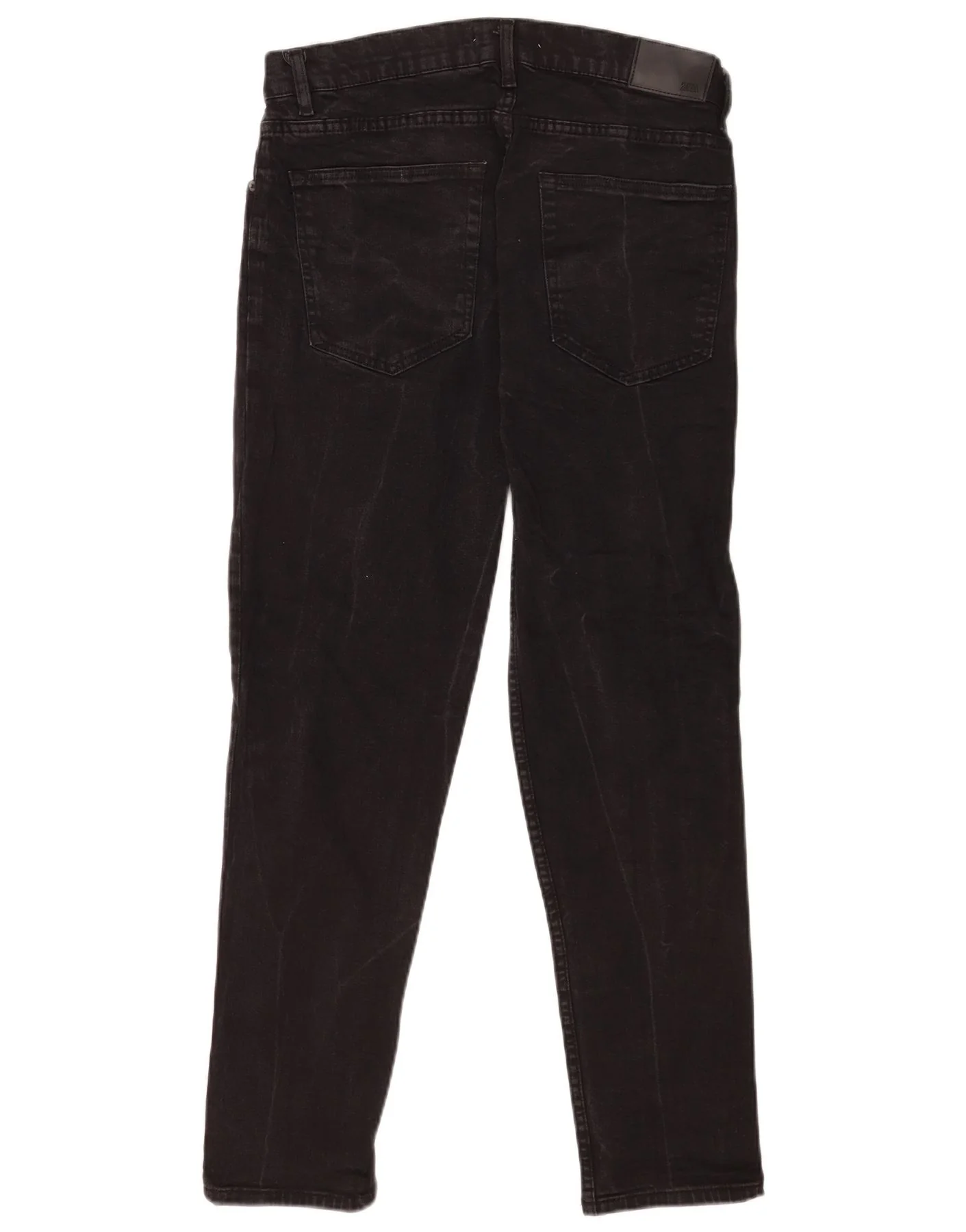 Zara Mens Slim Jeans EU 44 Large W34 L29 Black Cotton - Image 2
