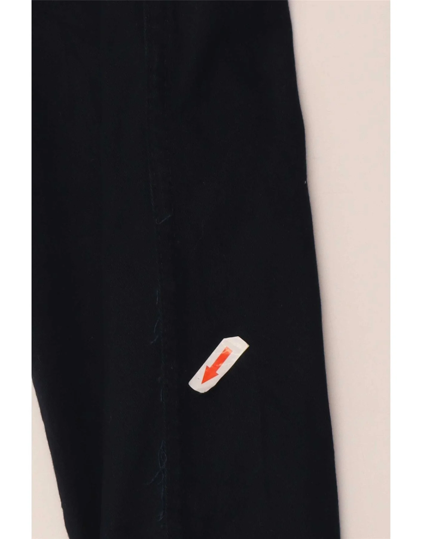 Zara Mens Straight Chino Trousers EU 44 Large W34 L28 Navy Blue Cotton - Image 3
