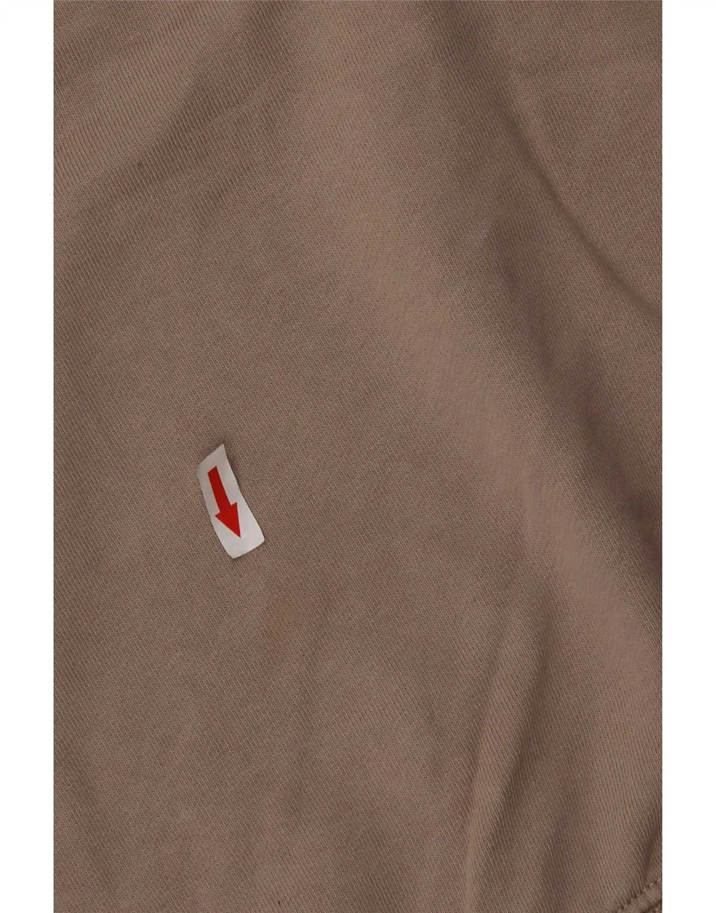 Zara Mens Sweatshirt Jumper Medium Beige Cotton - Image 3