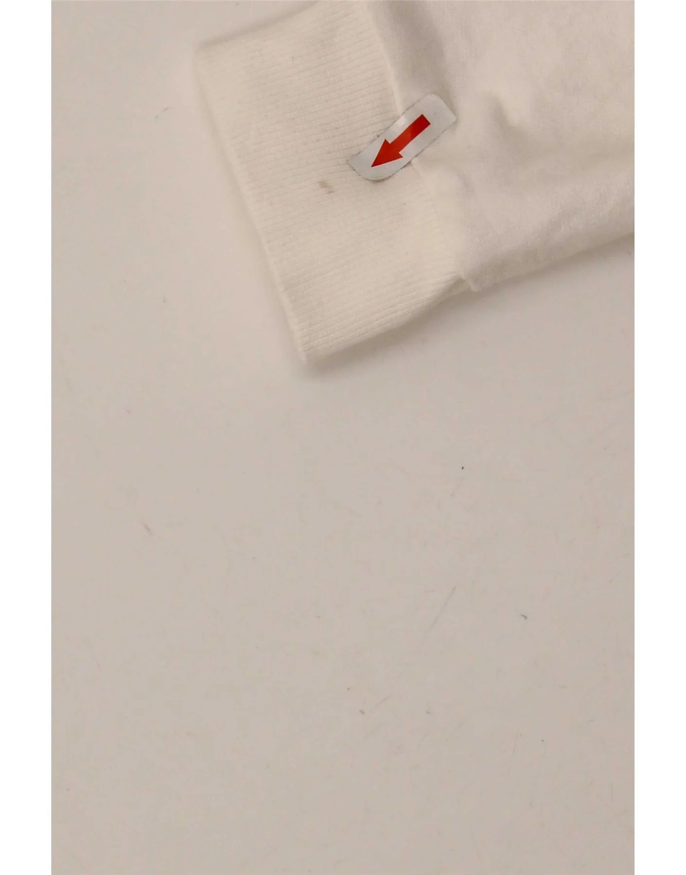 Zara Mens Trafaluc Graphic Sweatshirt Jumper Medium White Colourblock - Image 4