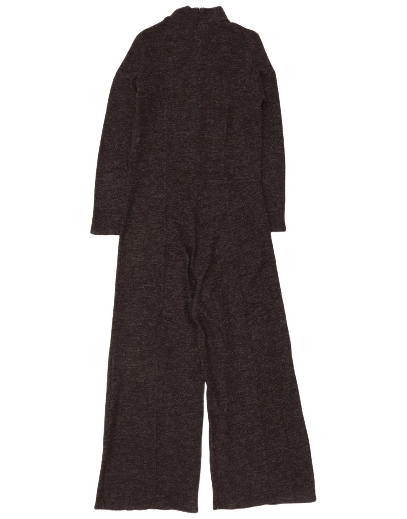 Zara Womens 3/4 Sleeve Jumpsuit UK 8 Small Grey - Image 2