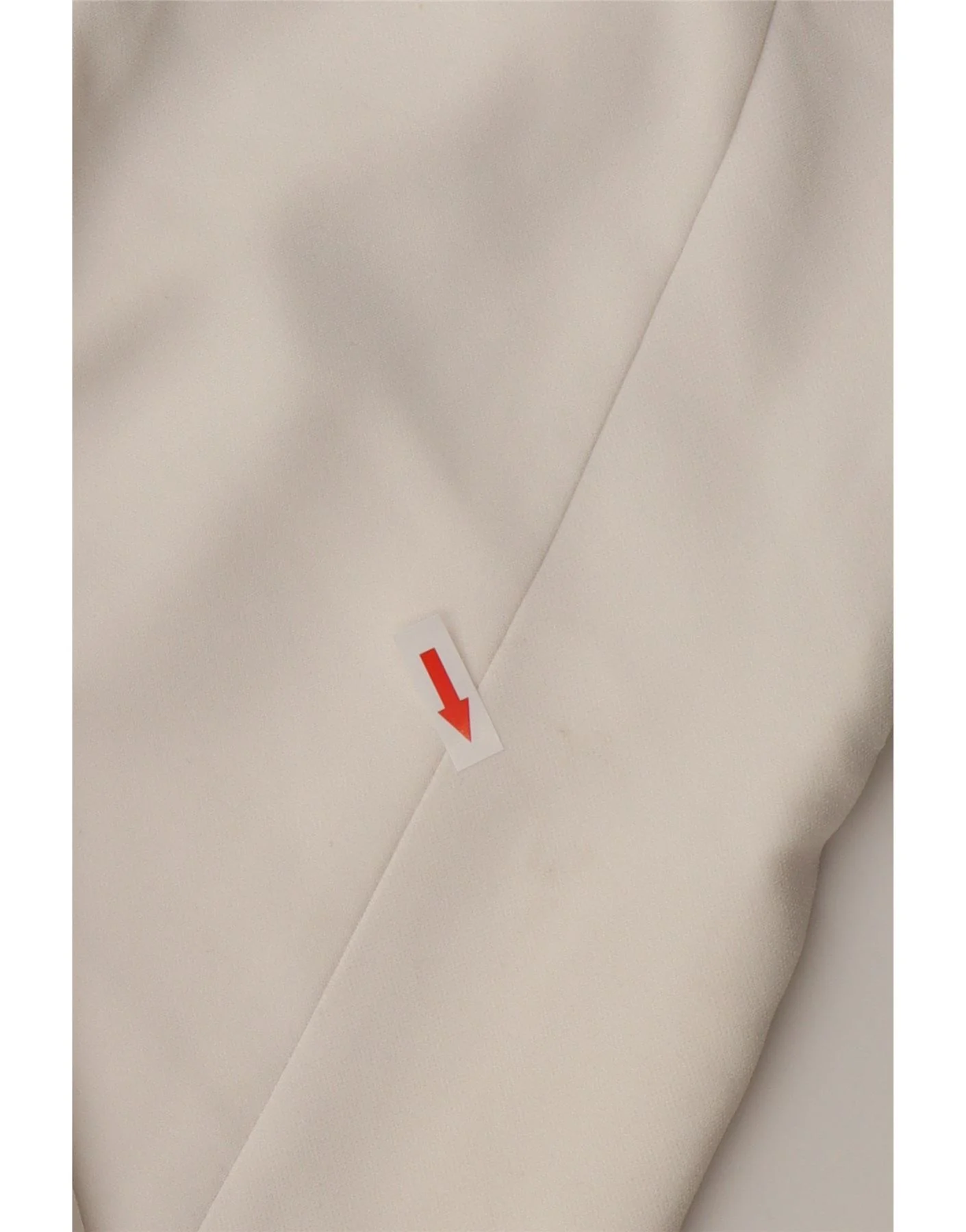 Zara Womens 3/4 Sleeve Open Blazer Jacket UK 18 XL White Acetate - Image 3