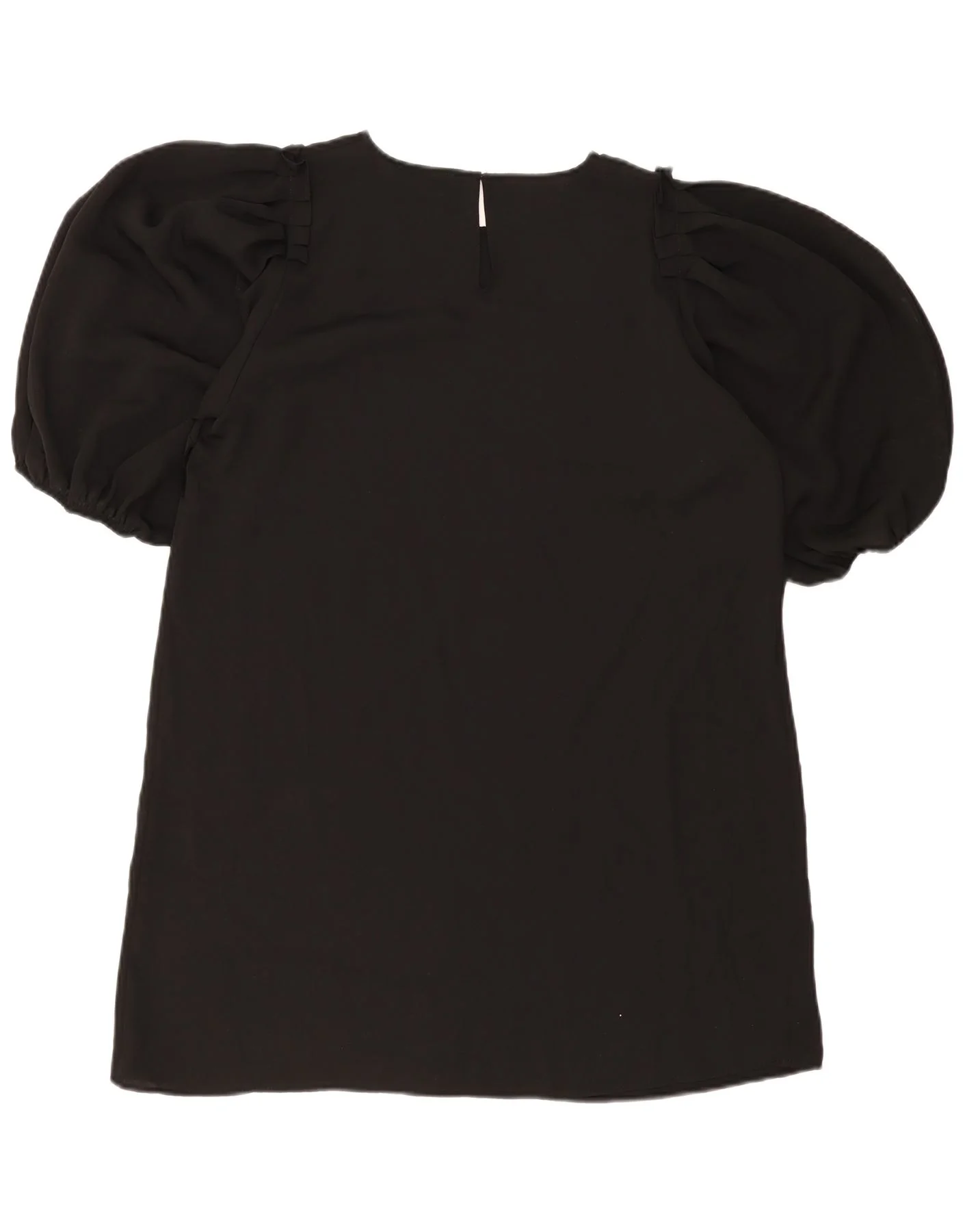 Zara Womens 3/4 Sleeve Shift Dress UK 18 XL Black - Image 2