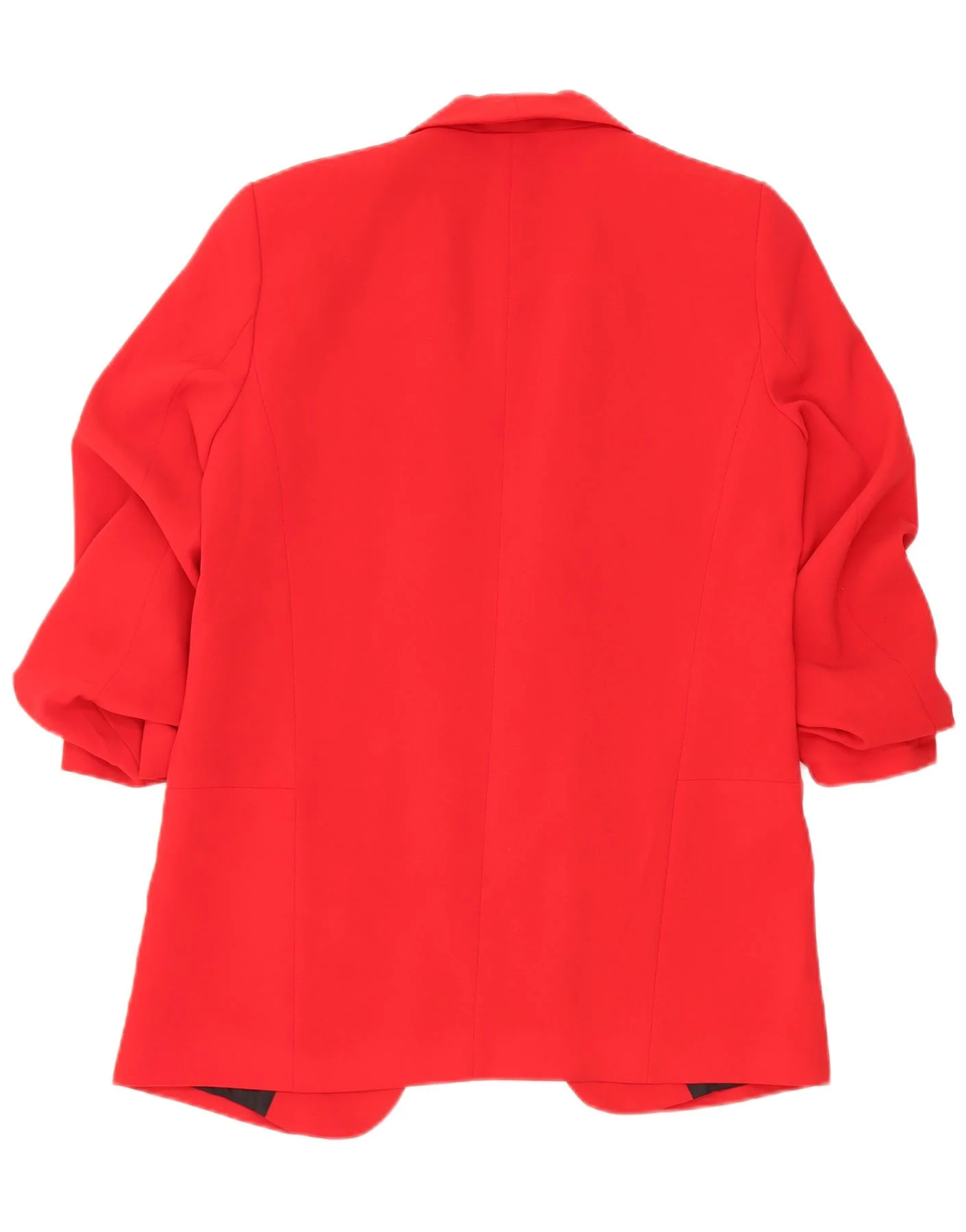 Zara Womens Blazer Jacket UK 14 Medium Red Polyester Classic - Image 2