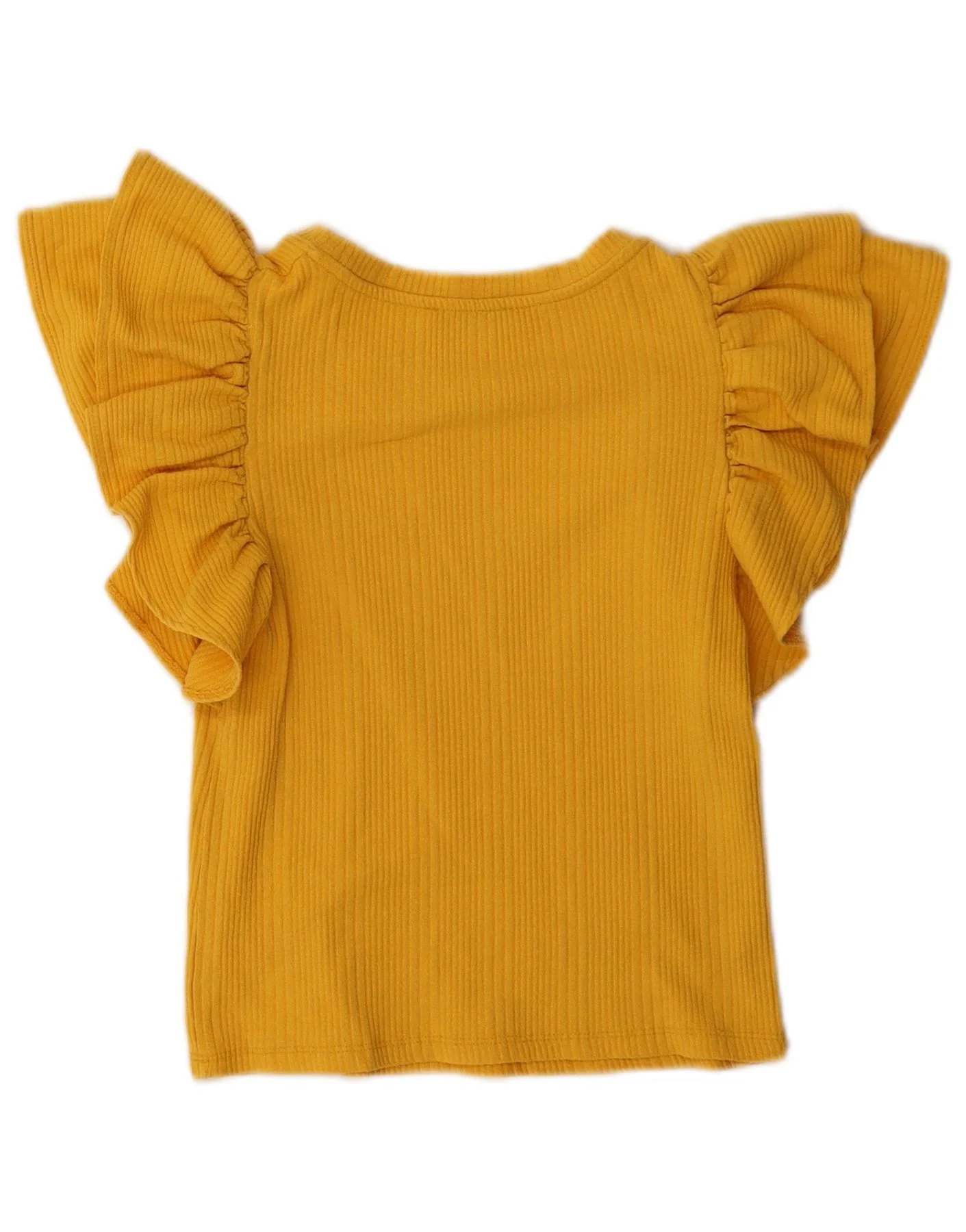 Zara Womens Blouse Top UK 10 Small Yellow - Image 2
