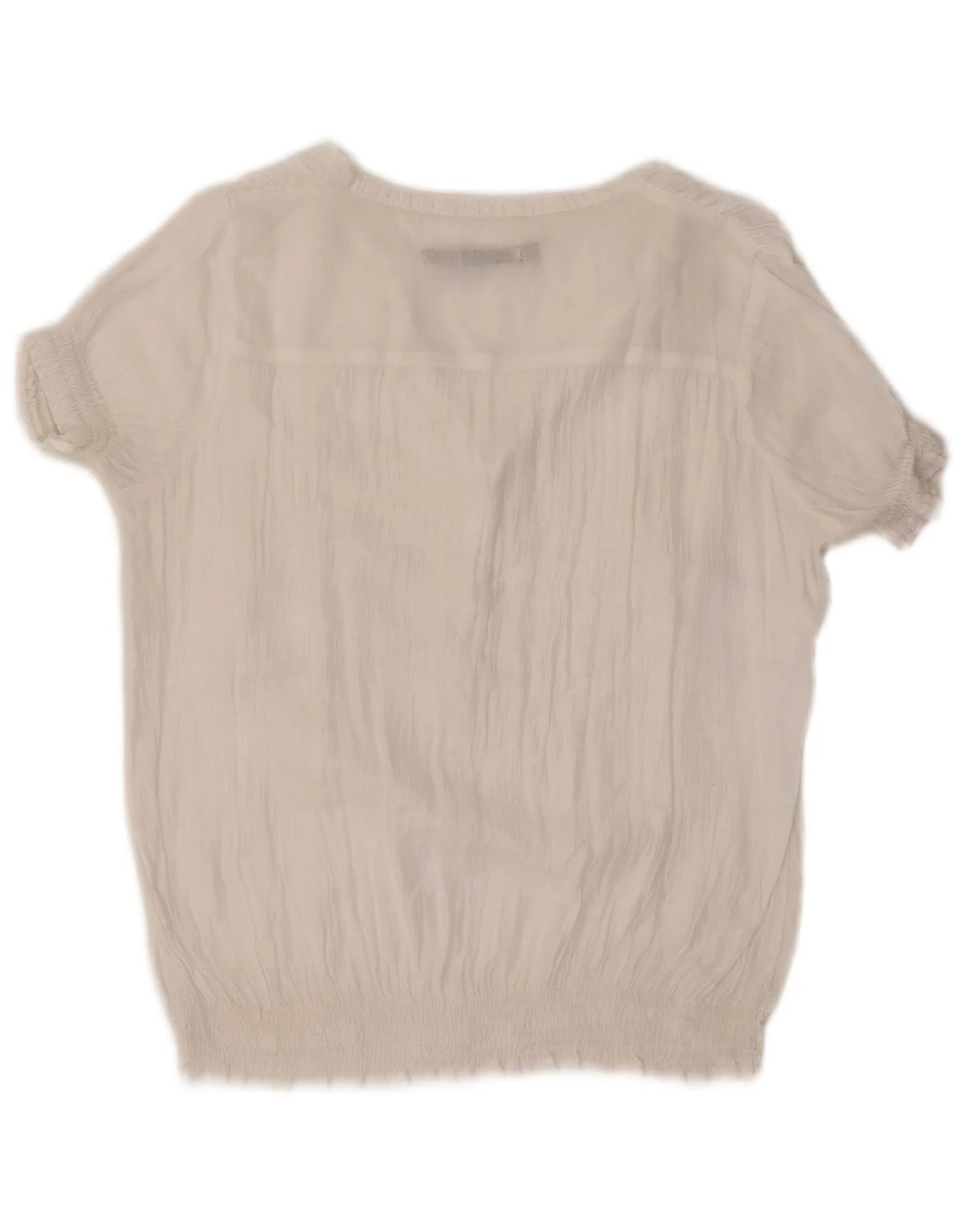Zara Womens Blouse Top UK 16 Large White - Image 2