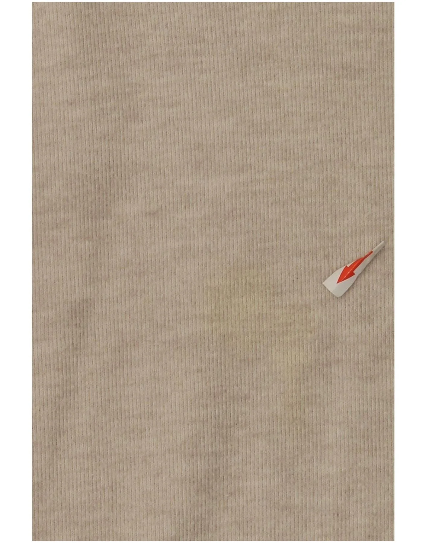 Zara Womens Boat Neck Jumper Sweater UK 16 Large Beige Polyester - Image 3