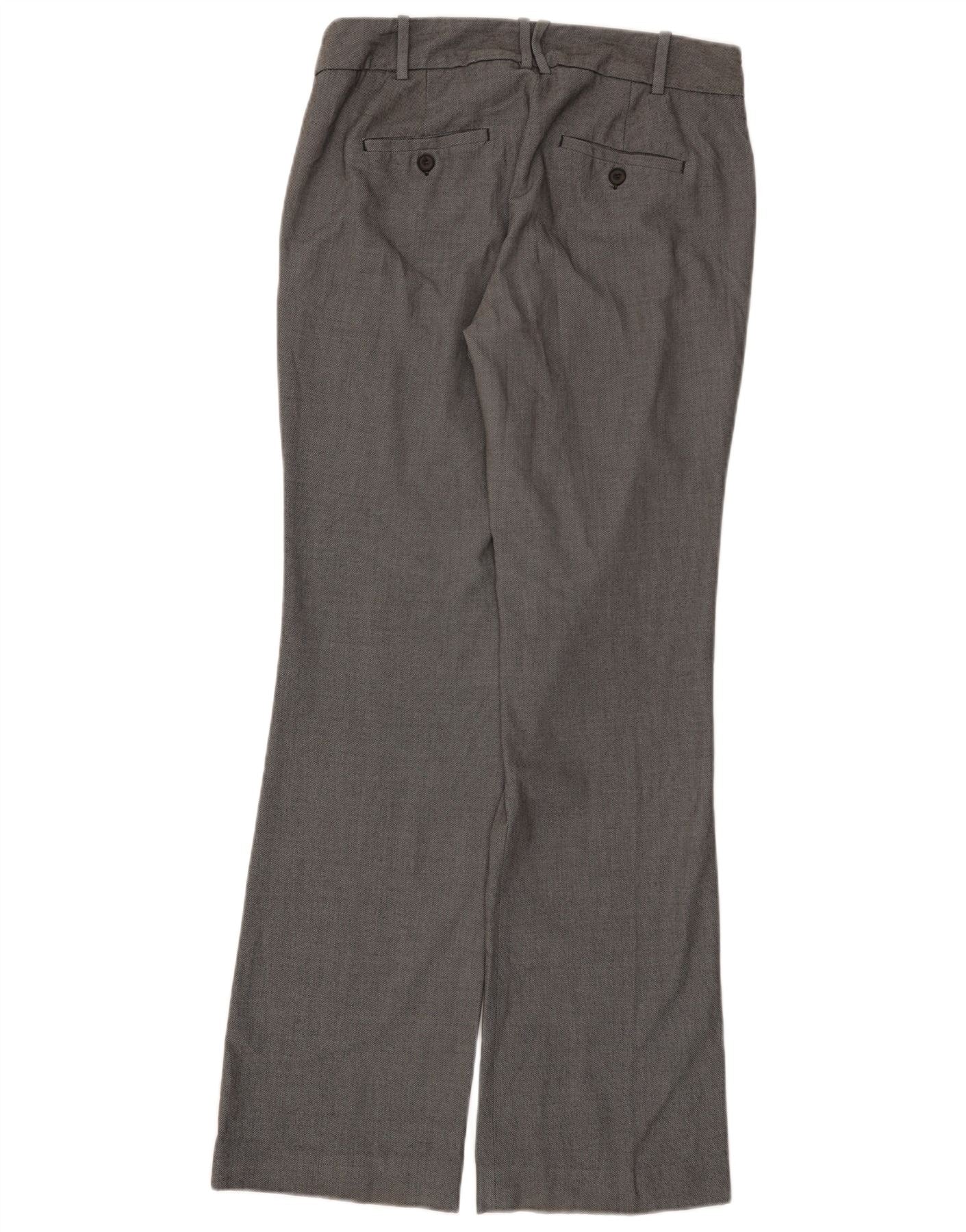 Zara Womens Bootcut Chino Trousers EU 40 Medium W30 L32 Grey Spotted - Image 2