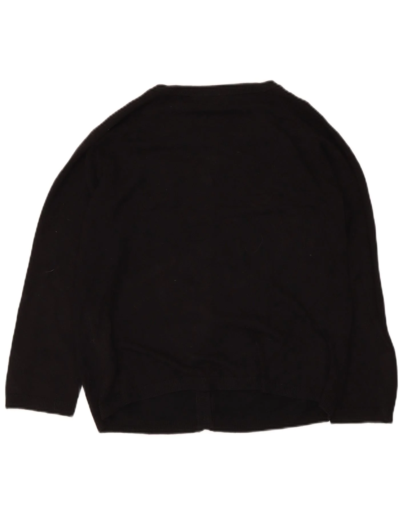 Zara Womens Cardigan Sweater UK 14 Large Black Viscose - Image 2