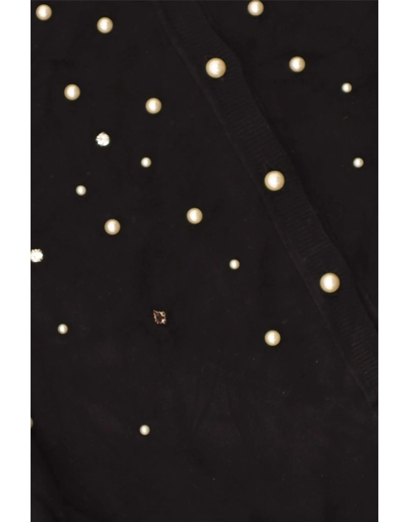 Zara Womens Cardigan Sweater UK 14 Large Black Viscose - Image 3
