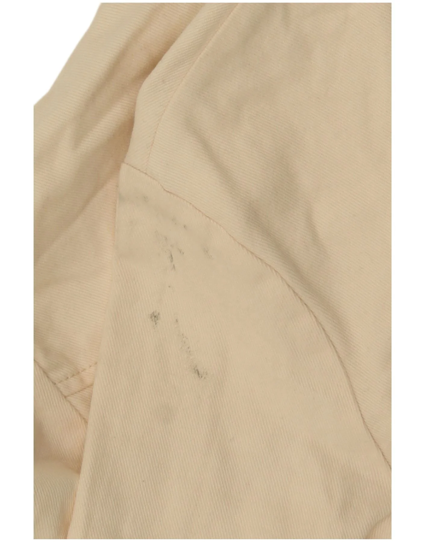 Zara Womens Crop Bomber Jacket UK 10 Small Off White - Image 3