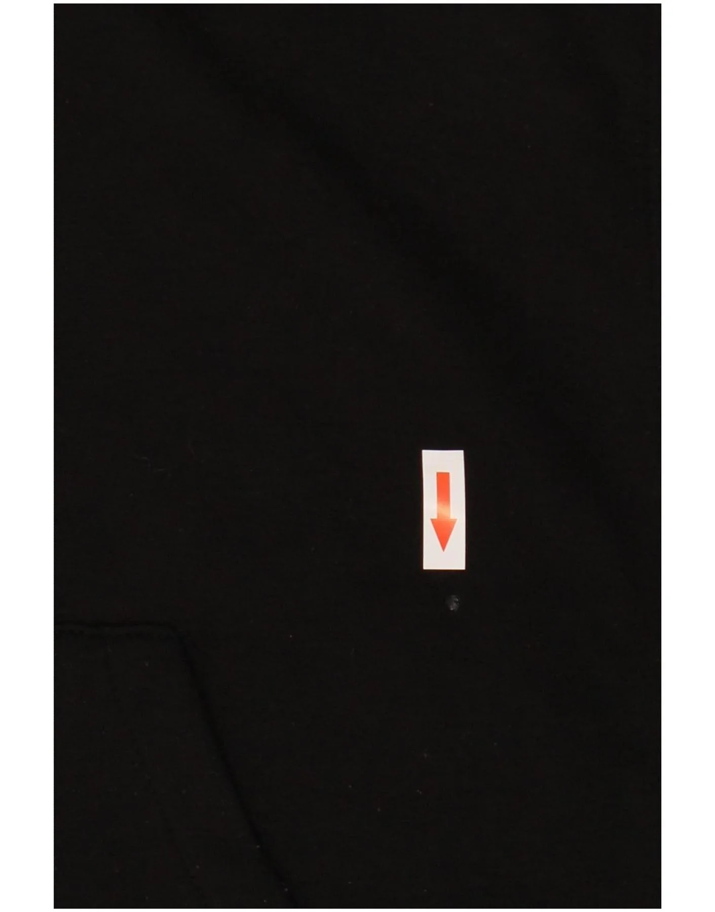 Zara Womens Crop Hoodie Jumper UK 14 Medium Black Polyester - Image 3