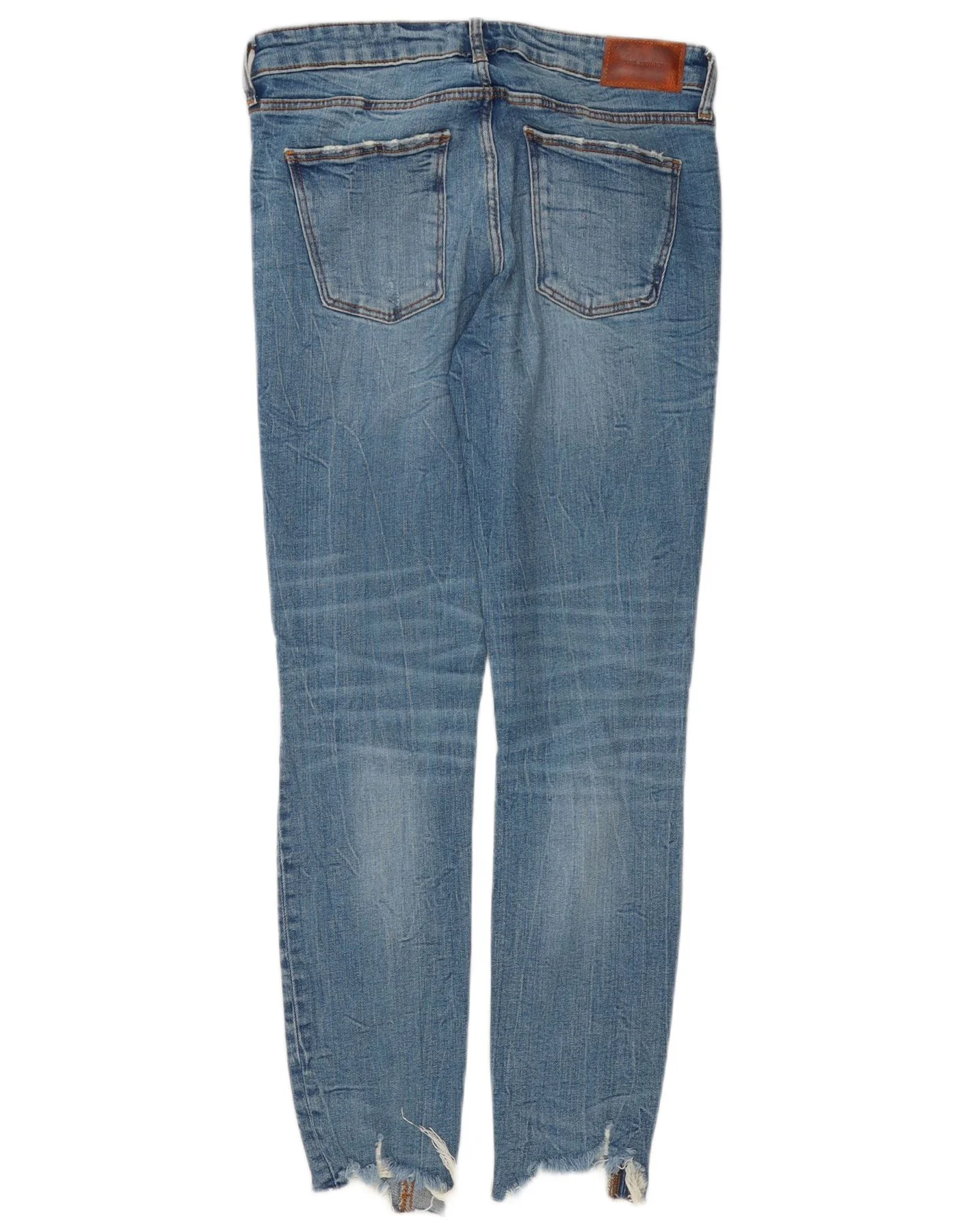 Zara Womens Distressed Skinny Jeans EU 40 Medium W30 L28 Blue Cotton - Image 2