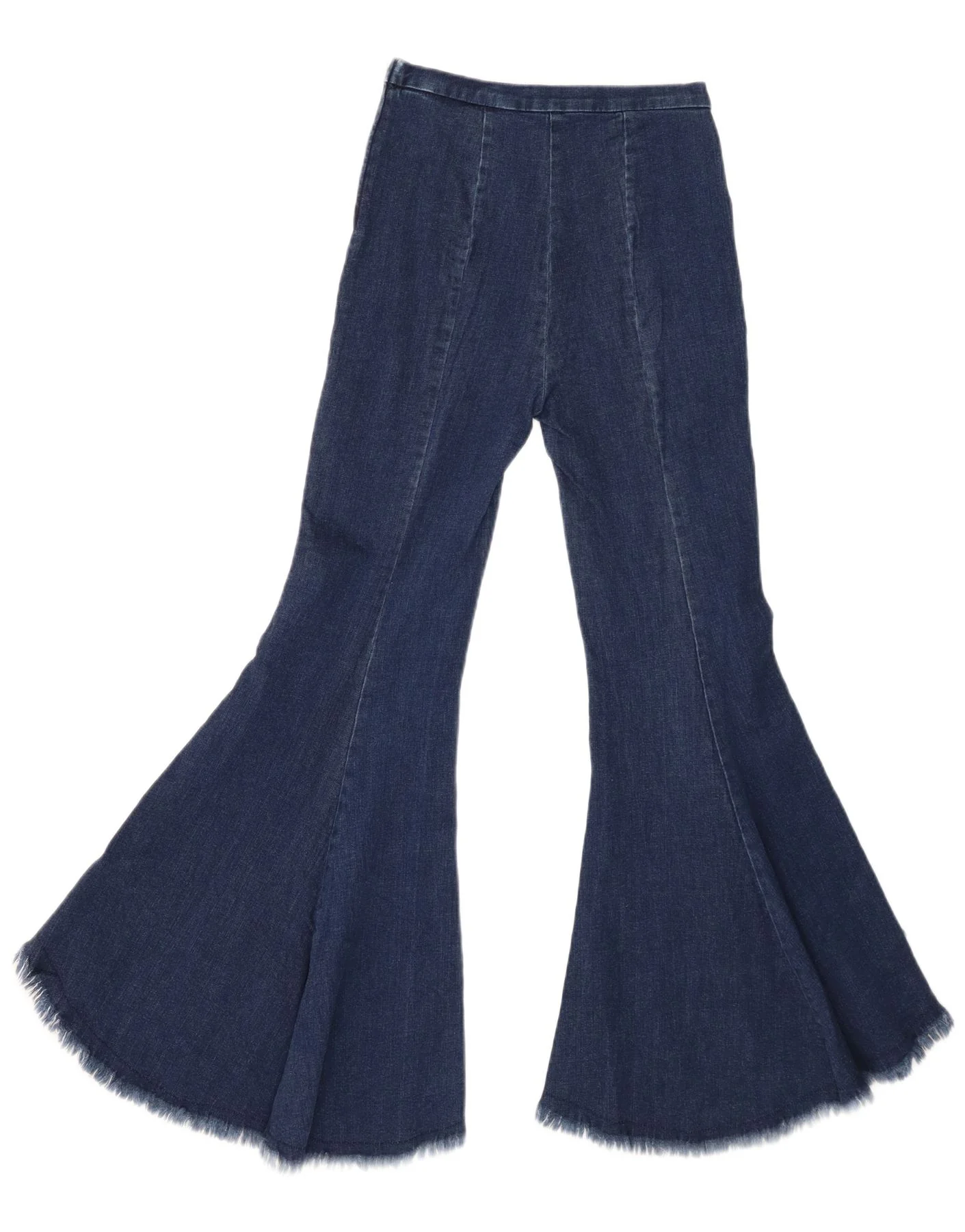 Zara Womens Flared Jeans XS W24 L29 Navy Blue - Image 2