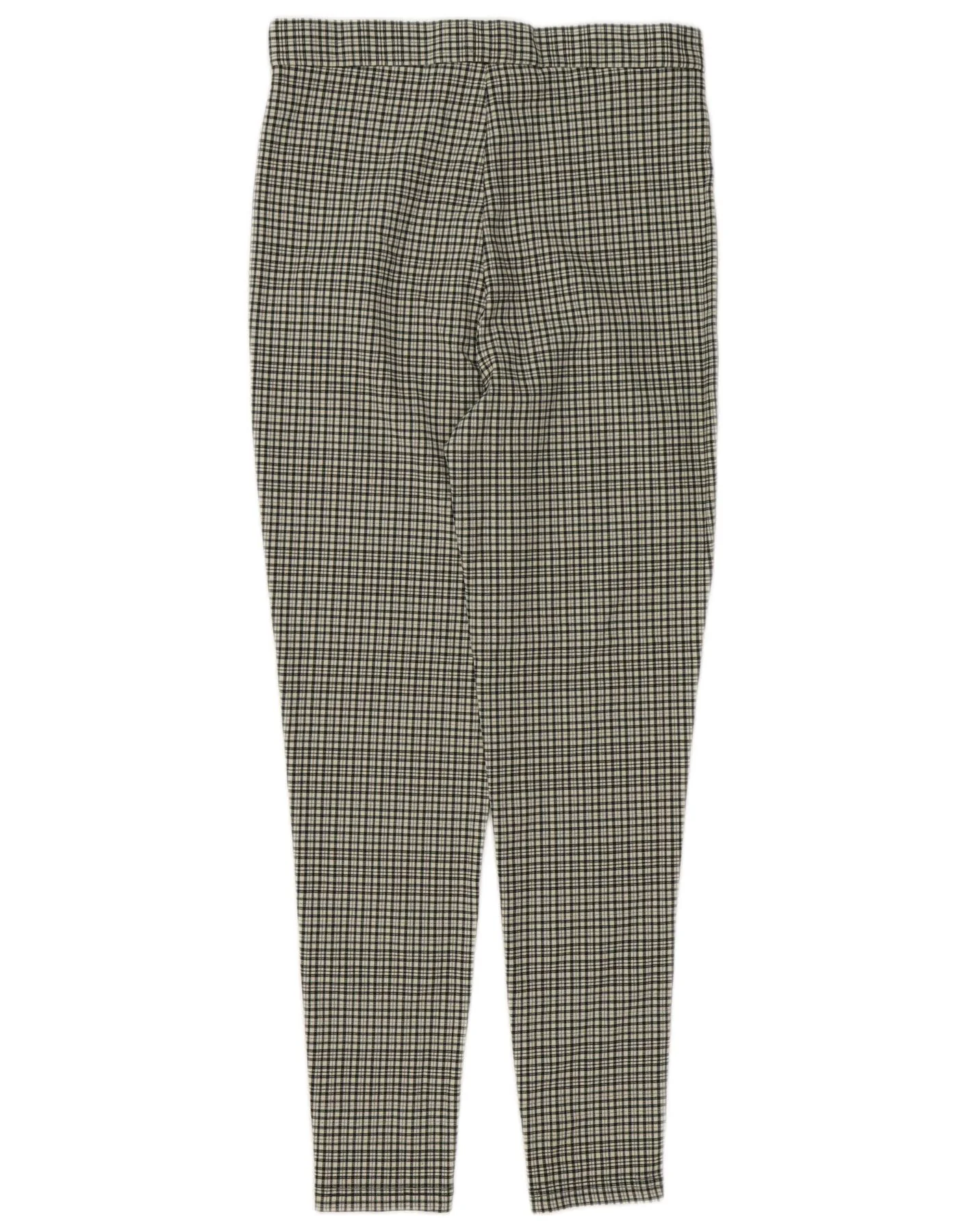 Zara Womens High Waist Casual Trousers Medium W28 L27 Multicoloured Gingham - Image 2