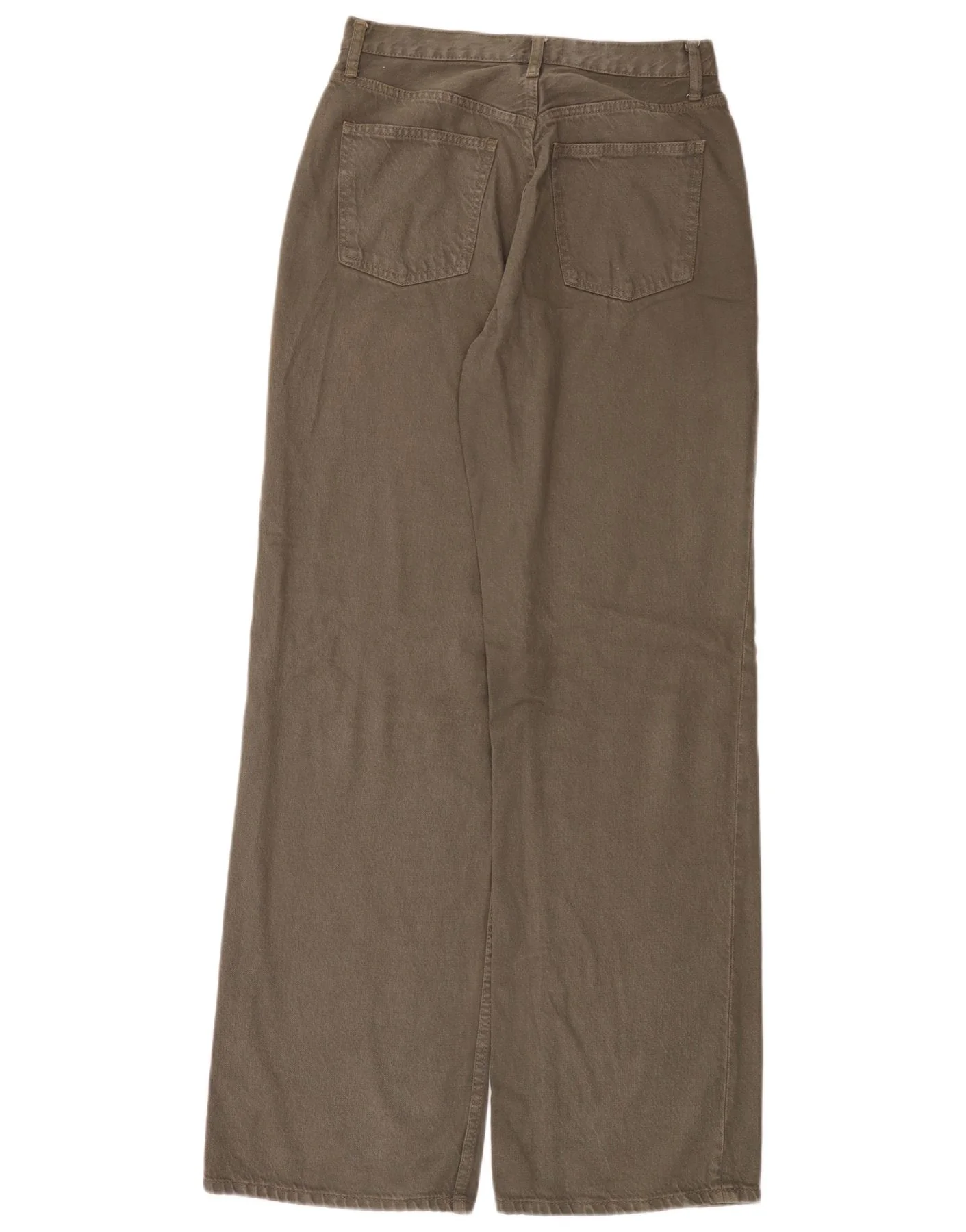 Zara Womens High Waist Wide Leg Jeans EU 38 Small W28 L33 Grey - Image 2