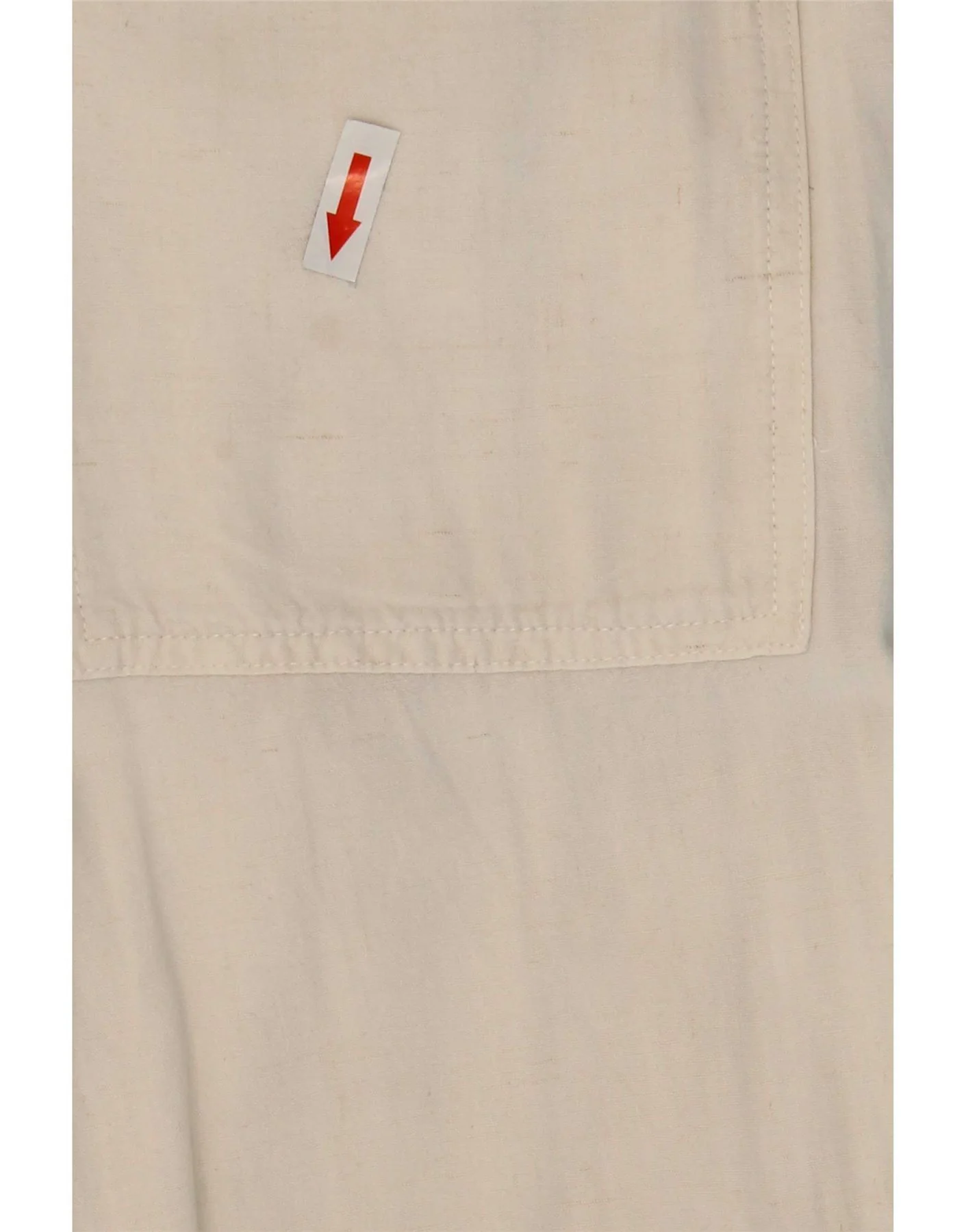 Zara Womens Joggers Cargo Trousers Small W26 L27 White - Image 3