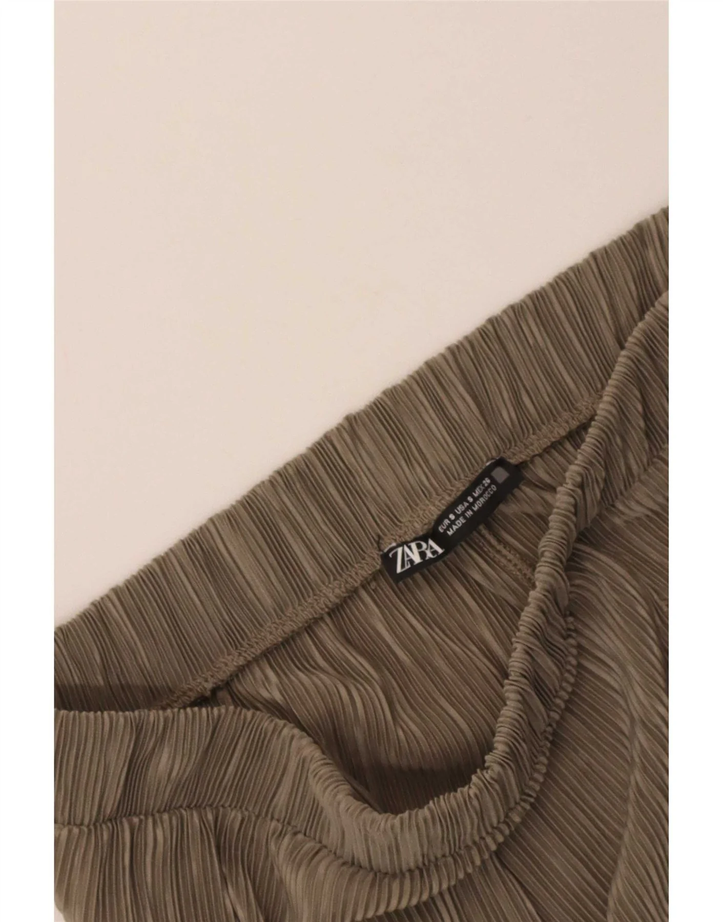 Zara Womens Joggers Casual Trousers Small W26 L27 Khaki - Image 3