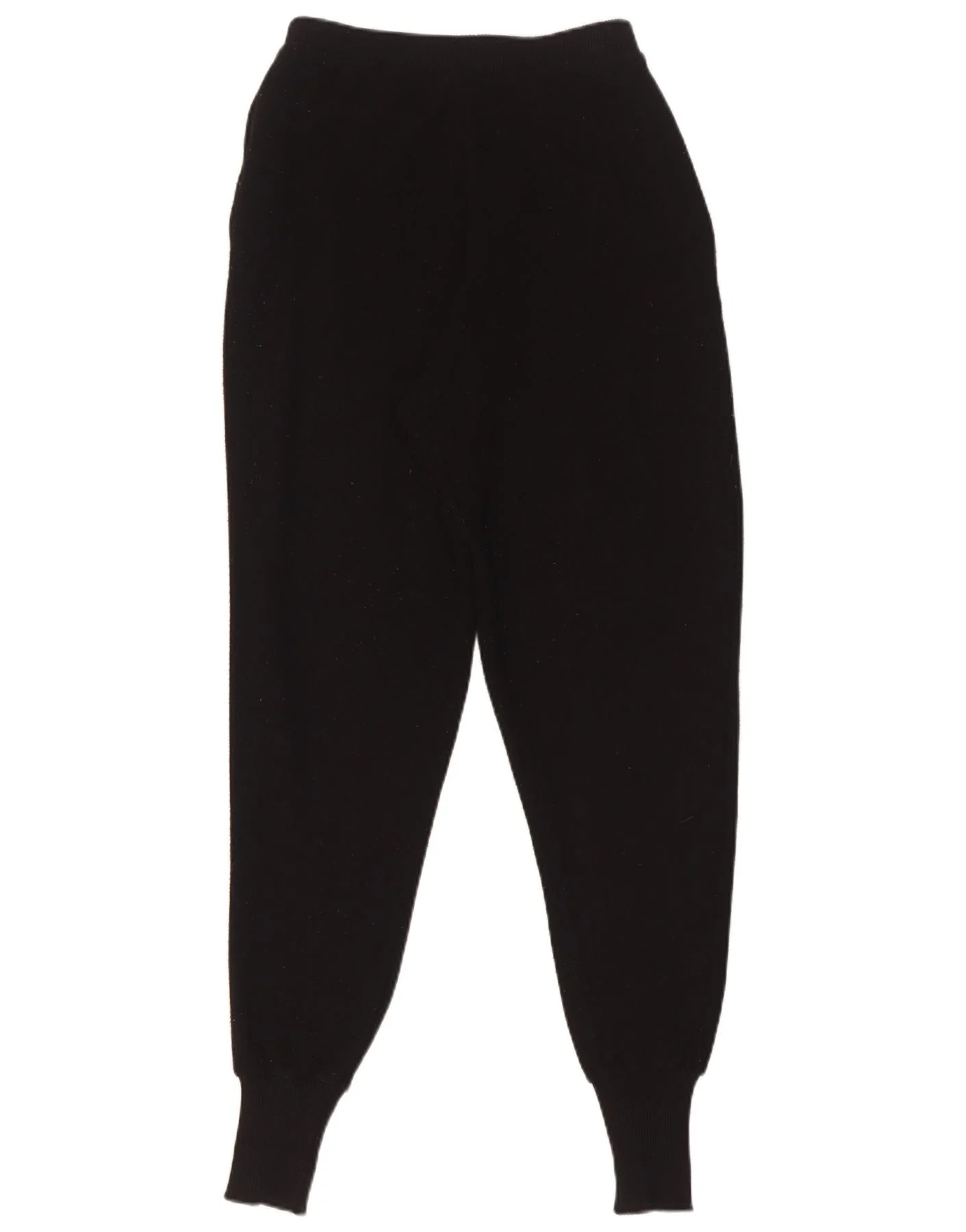 Zara Womens Knit Tracksuit Trousers Joggers UK 10 Small Black - Image 2