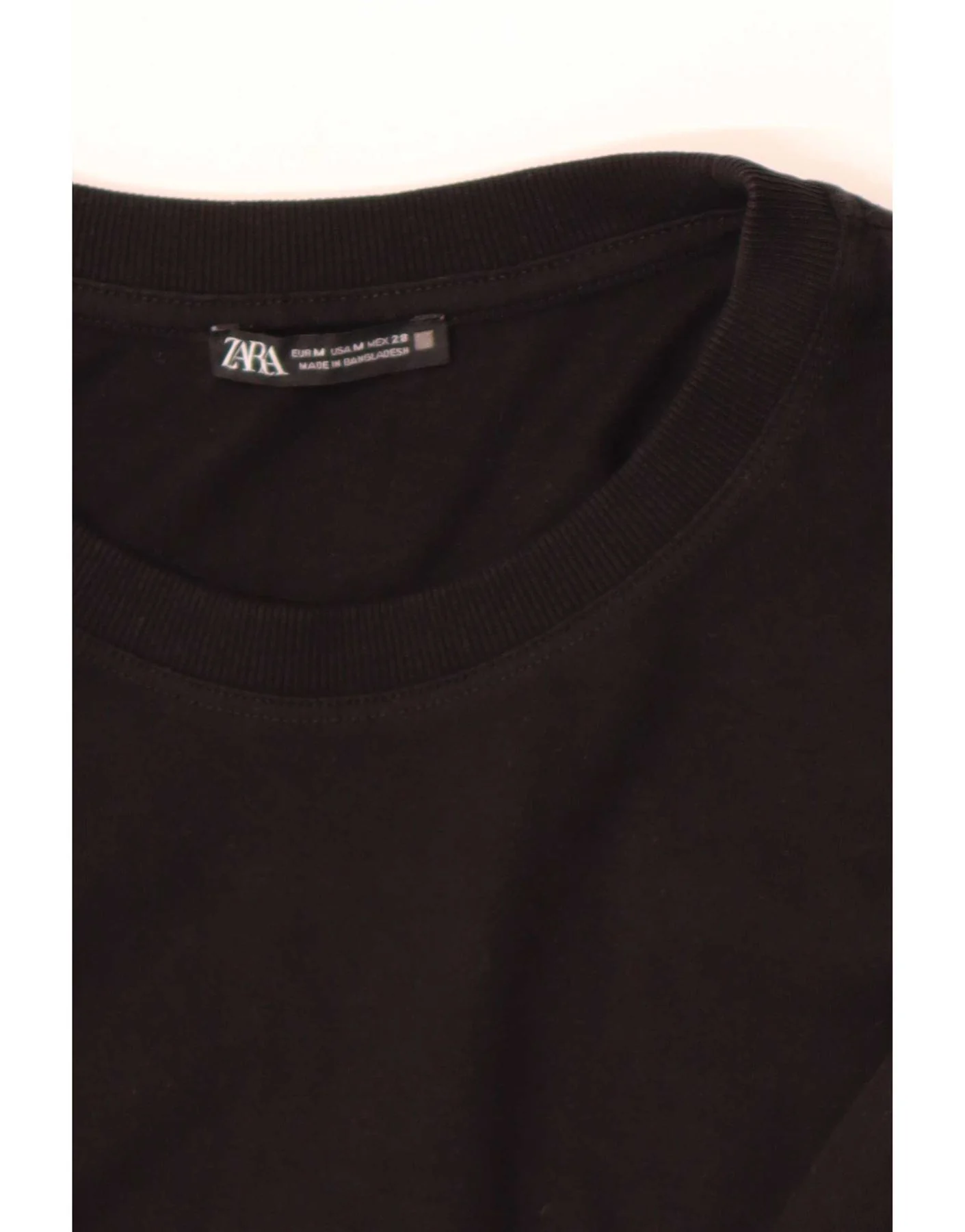 Zara Womens Long Sleeve Tiered Dress UK 14 Medium Black - Image 4