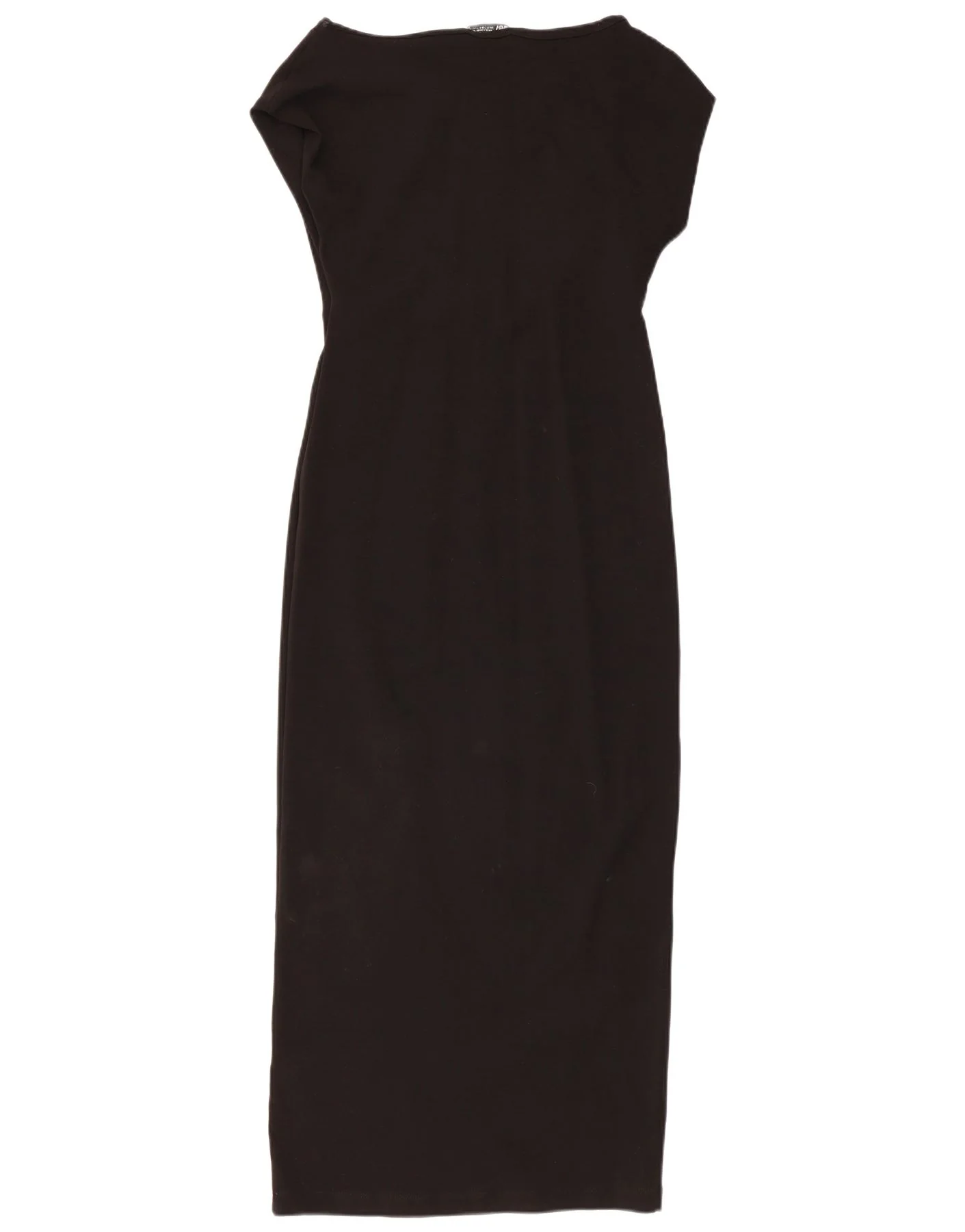 Zara Womens Maxi Dress UK 14 Large Black Cotton - Image 2