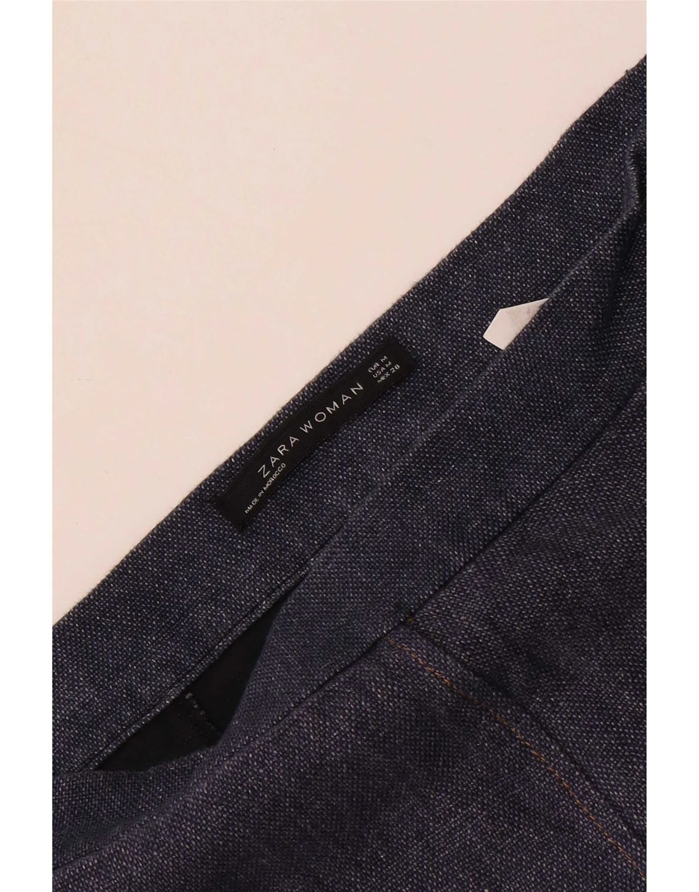 Zara Womens Mini Skirt Medium W28 Blue - Image 3