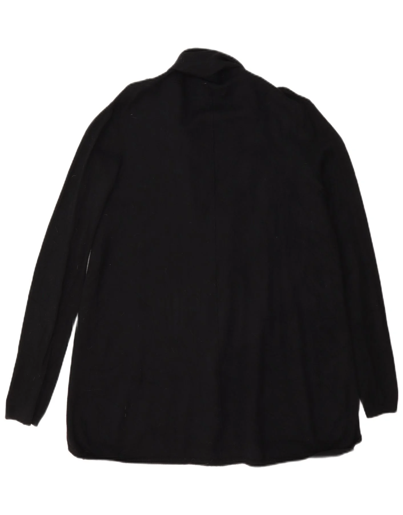 Zara Womens Open Cardigan Sweater UK 14 Large Black Viscose - Image 2