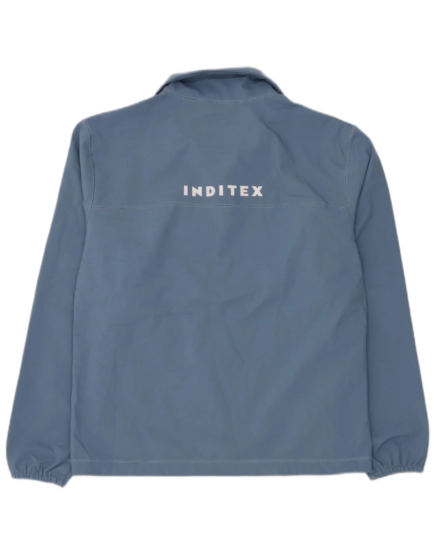 Zara Womens Oversized Pullover Tracksuit Top Jacket UK 10 Small Blue - Image 2