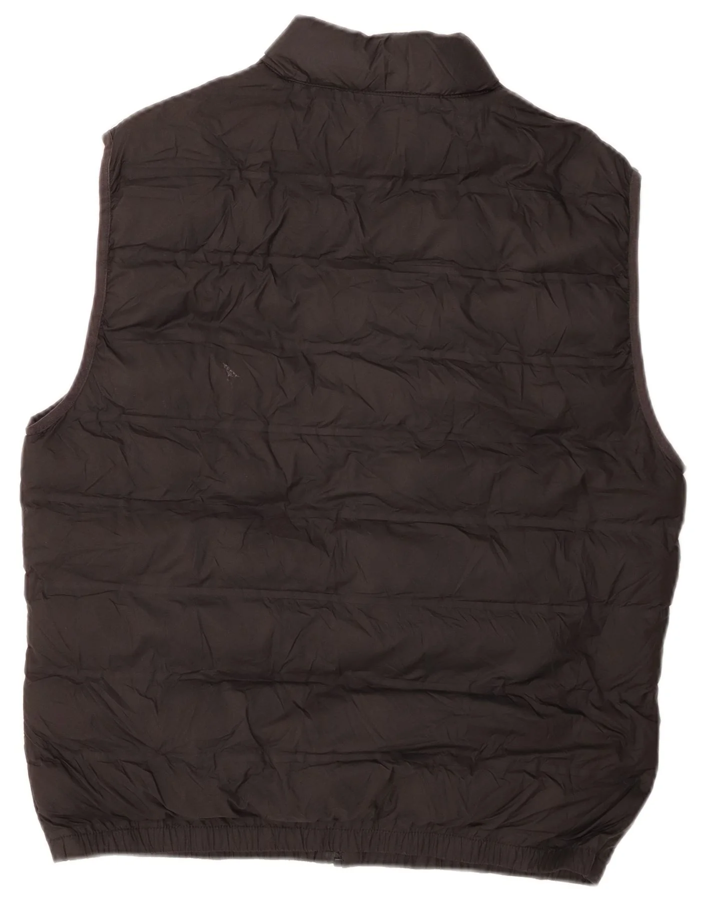 Zara Womens Padded Gilet UK 16 Large Black Polyester - Image 2